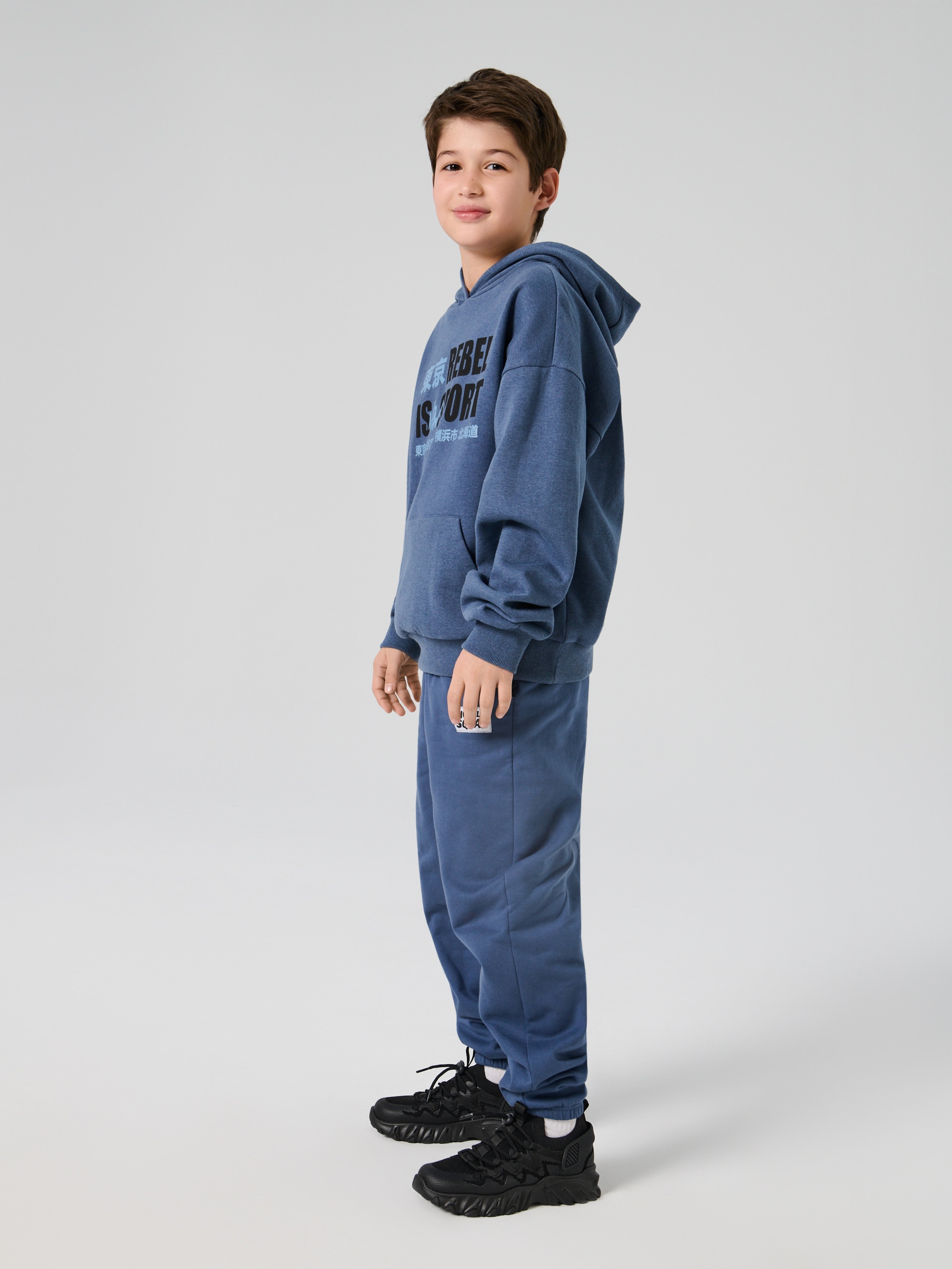 Bluza hoodie z napisem