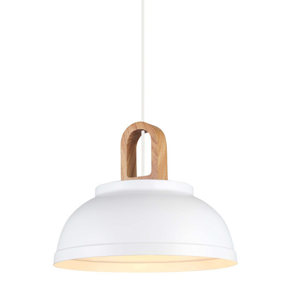 Lampa wisząca biała Danito 1xE27x40W wym: 120x30x30 cm Italux