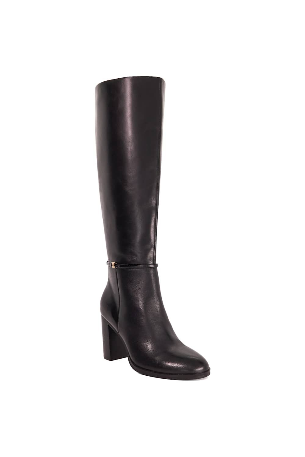 Dune London Starlling' Leather Knee High Boots