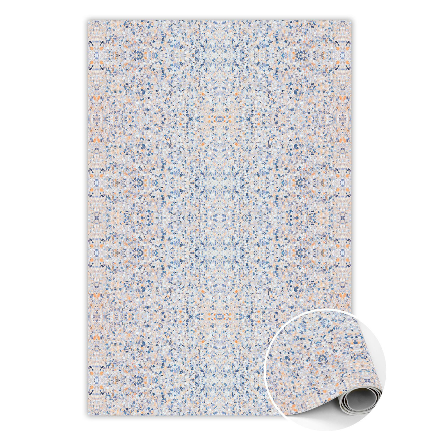 Modny dywan winylowy Wzorzysty marmur 60 x 90 cm