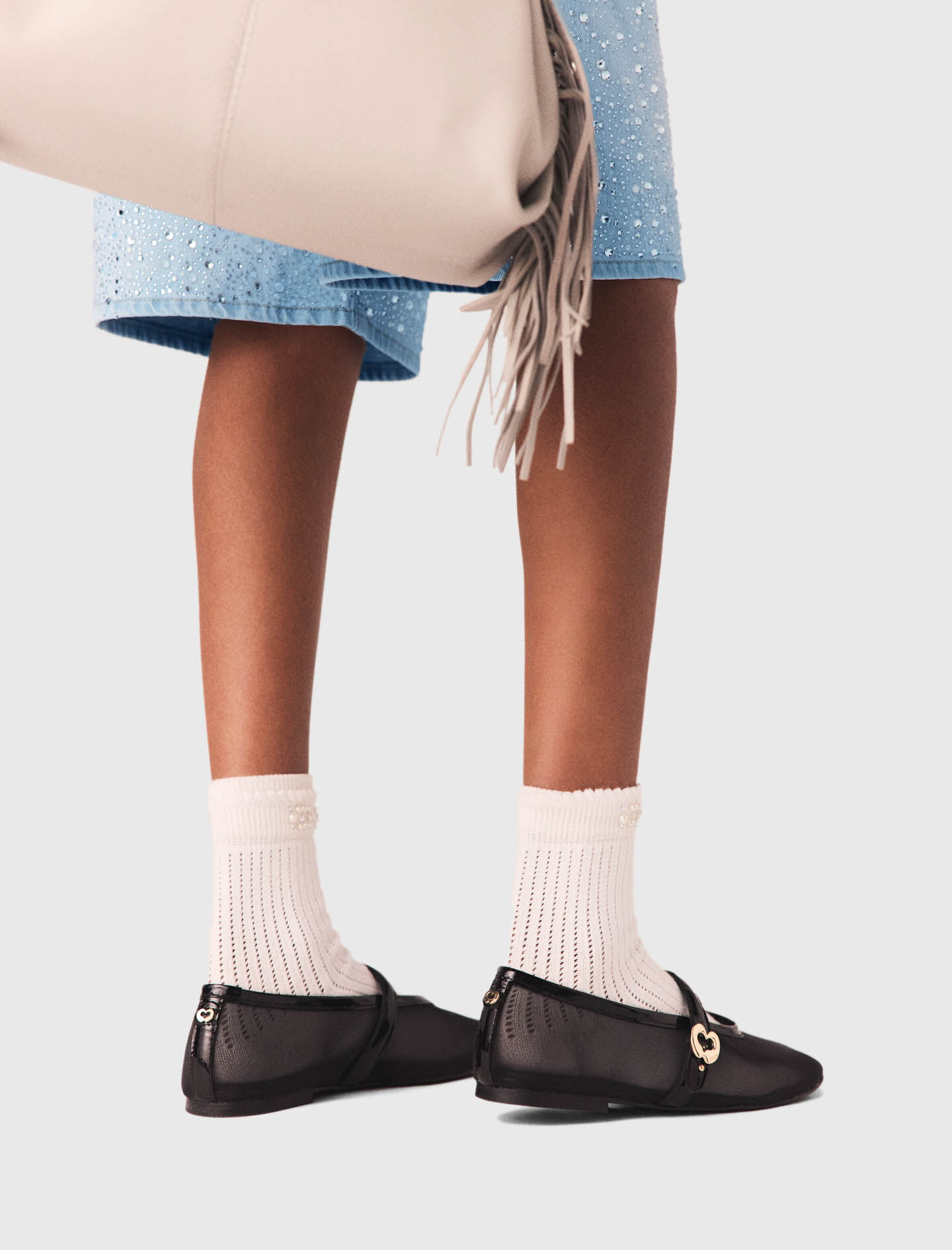 Ballerines en mesh
