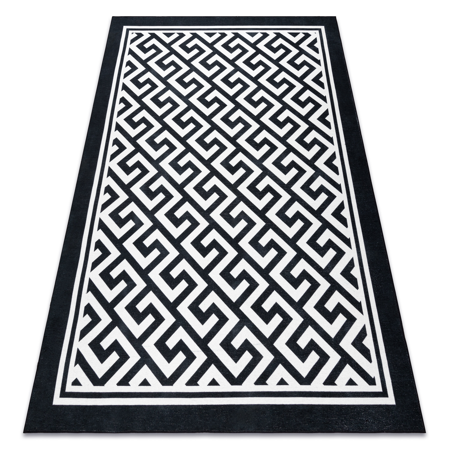 Dywan ANTIKA 122 tek, nowoczesny grecki do prania - kość 120x170 cm