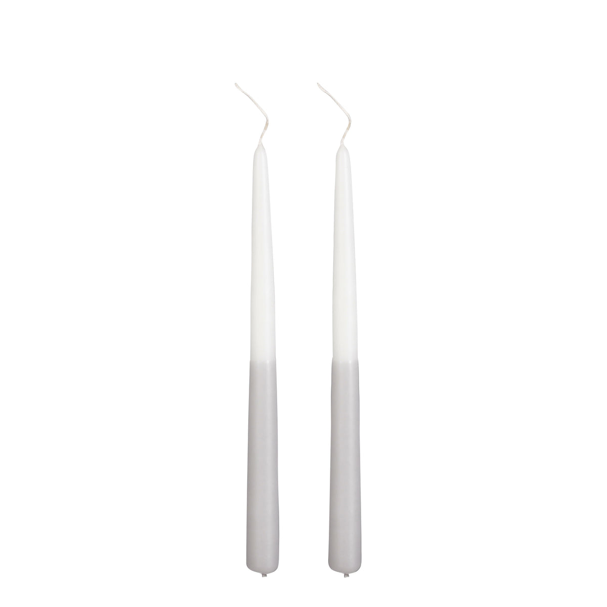 Mica Decorations Dip-dye Dinerkaars - Set van 2 - H30 cm - Lichtgrijs