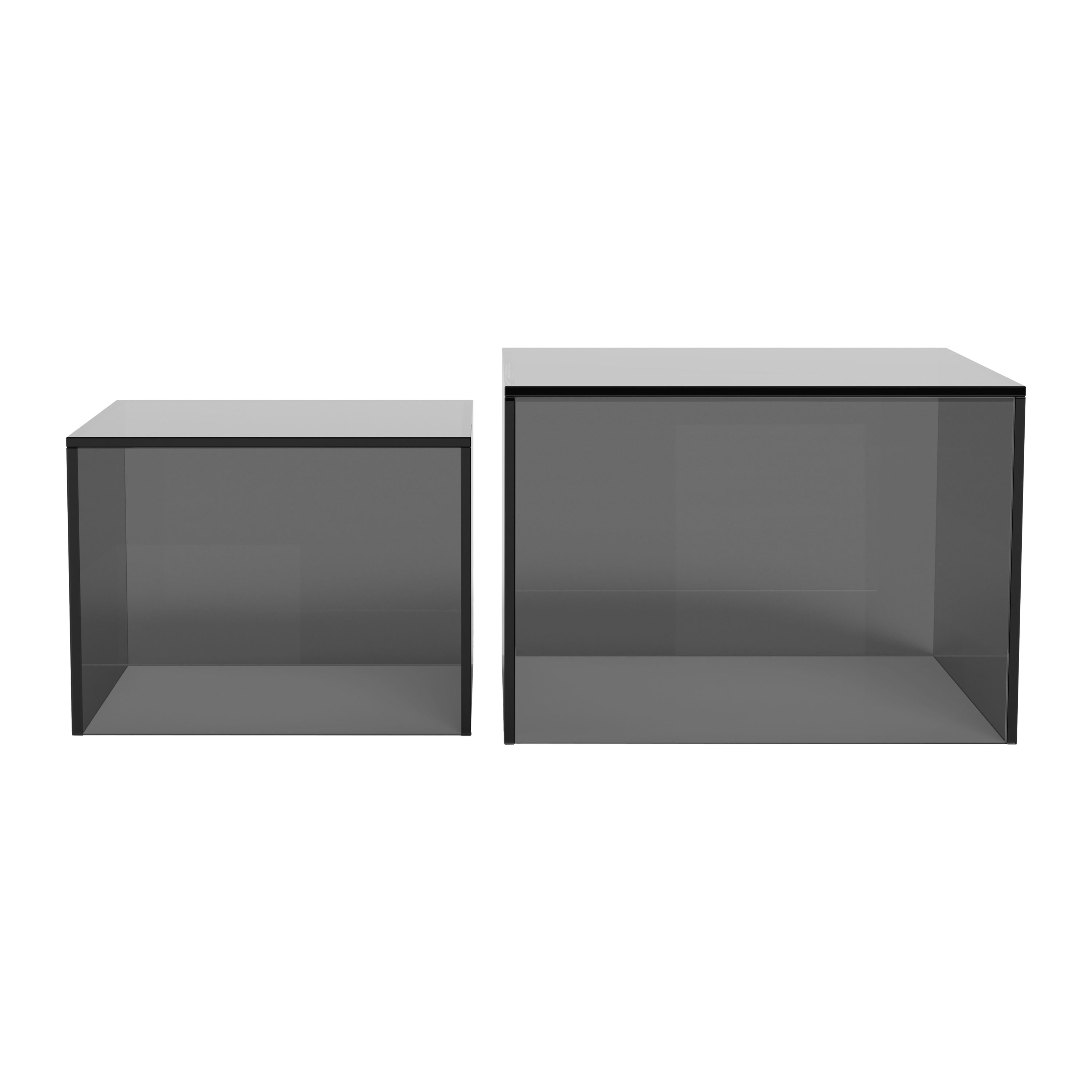 by fonQ Float Bijzettafel - Set van 2 - Smoked