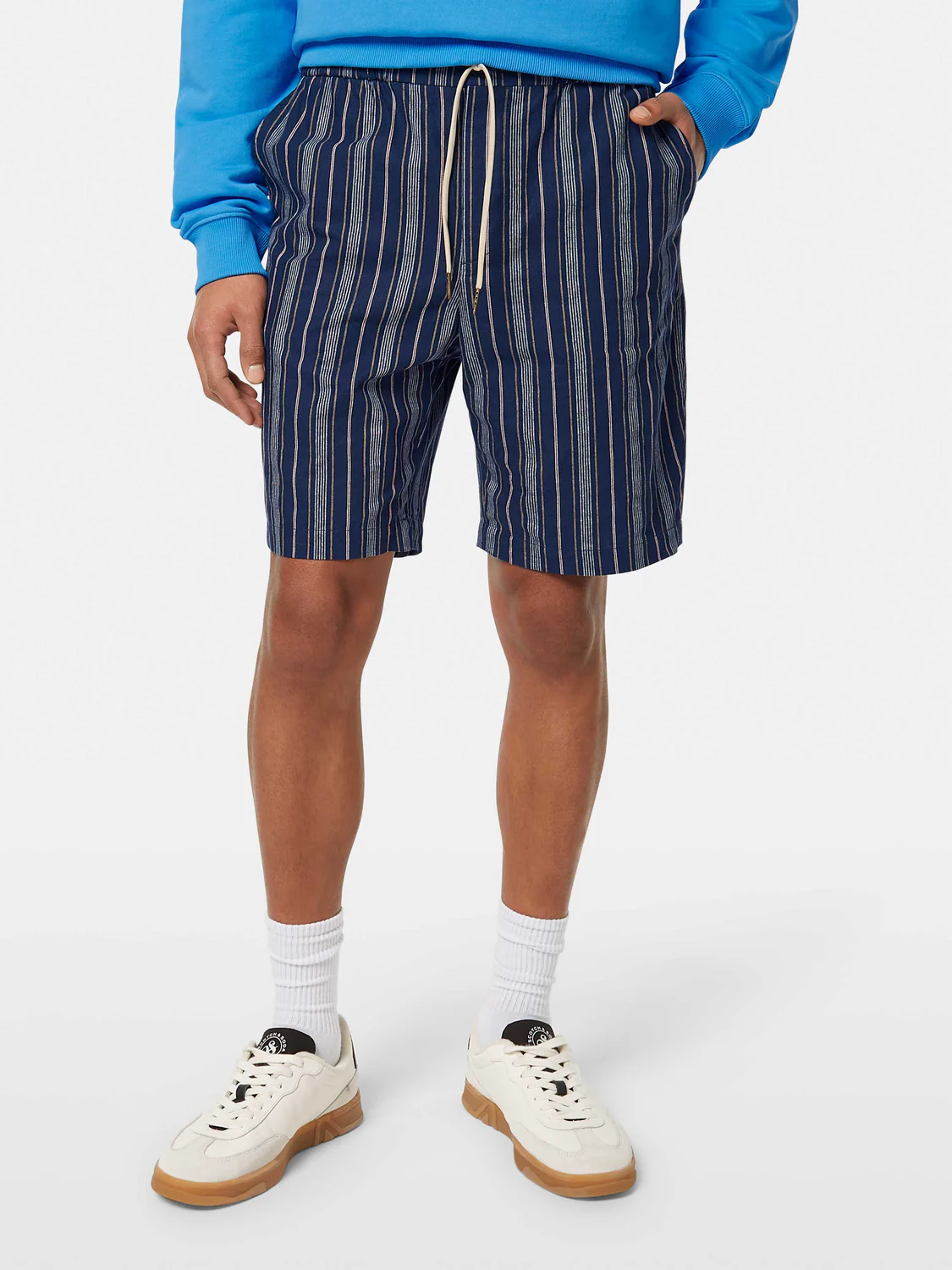 Fave Relaxed Fit Cotton-Linen Bermuda Short