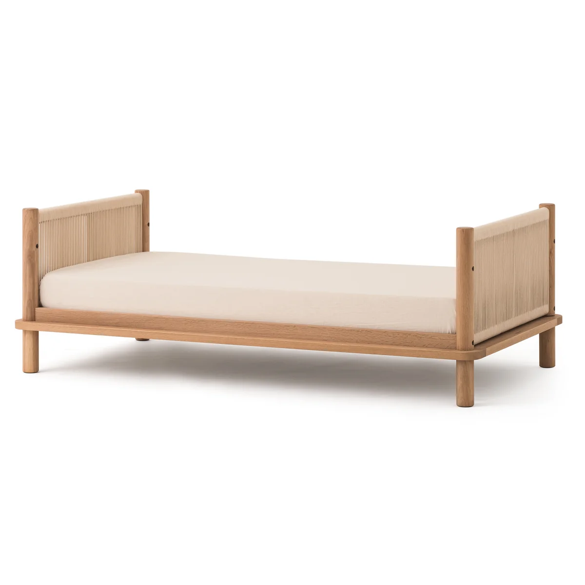 Nobodinoz - Latitude Evolutive Junior Bett, 70 x 140 cm, Eiche natur