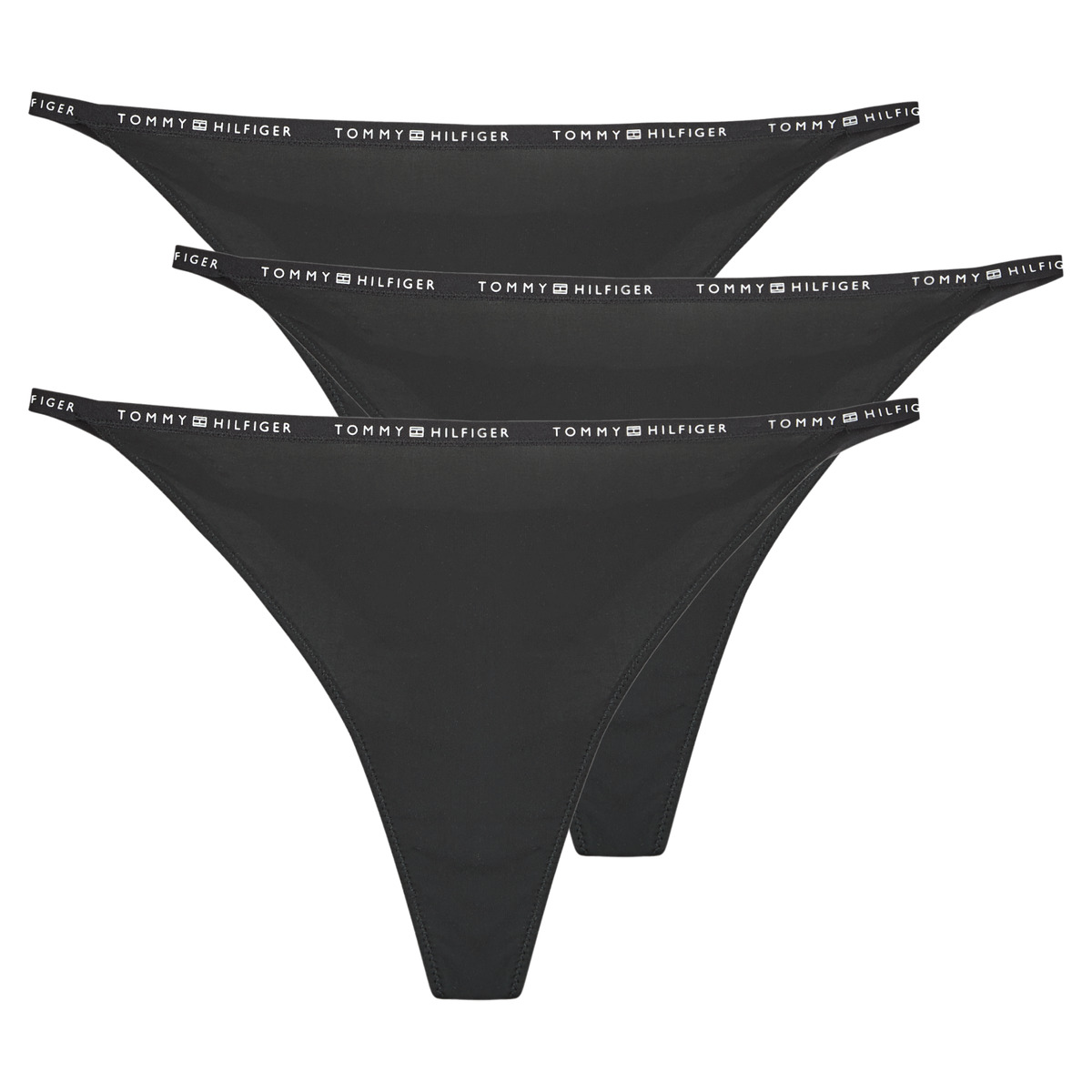 Tommy Hilfiger - 3 PACK MULTI SHAPE BOTTOM - Black
