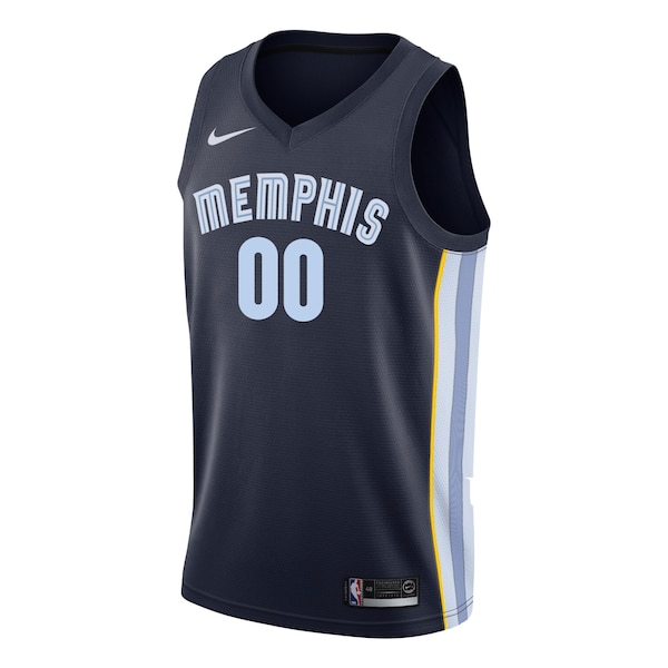 Memphis Grizzlies Nike Swingman Custom Jersey Navy - Icon Edition