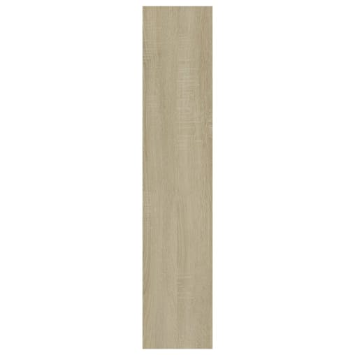 NNEVL Wall Shelf Sonoma Oak 90x16x78 cm Chipboard