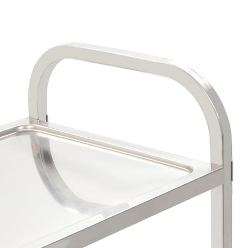 NNEVL 4-Tier Kitchen Trolley 107x55x125 cm Stainless Steel