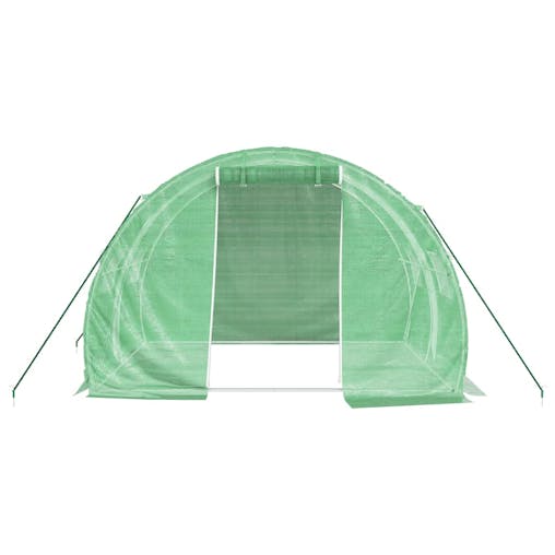 NNEVL Greenhouse with Steel Frame Green 6 m&sup2; 3x2x2 m