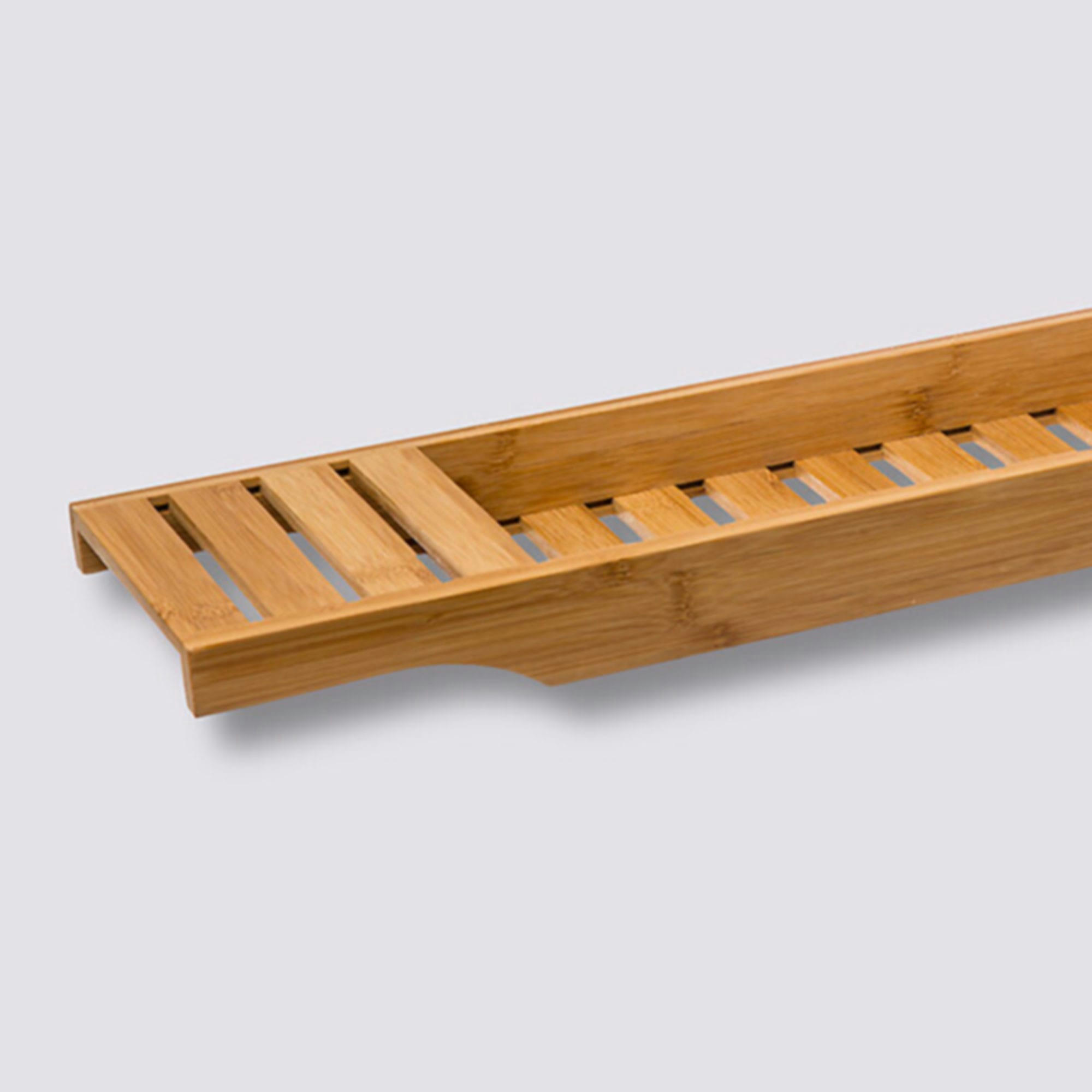 - Pont de baignoire en bambou