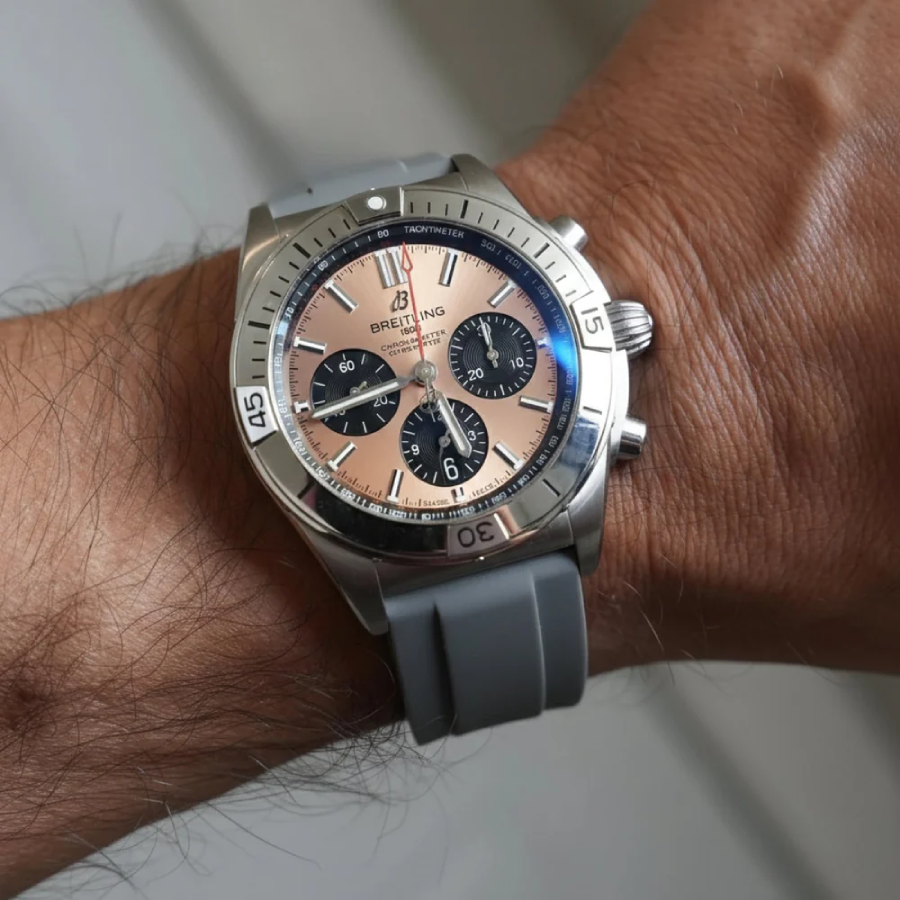 Breitling – Chronomat –  Rubber Strap – Grey