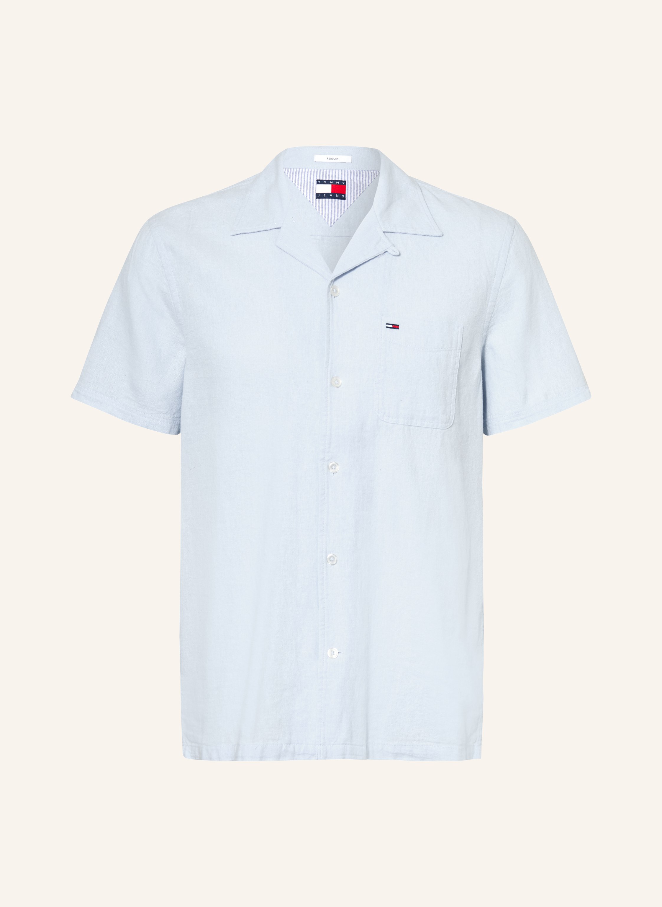 TOMMY JEANS Resorthemd Comfort Fit mit Leinen