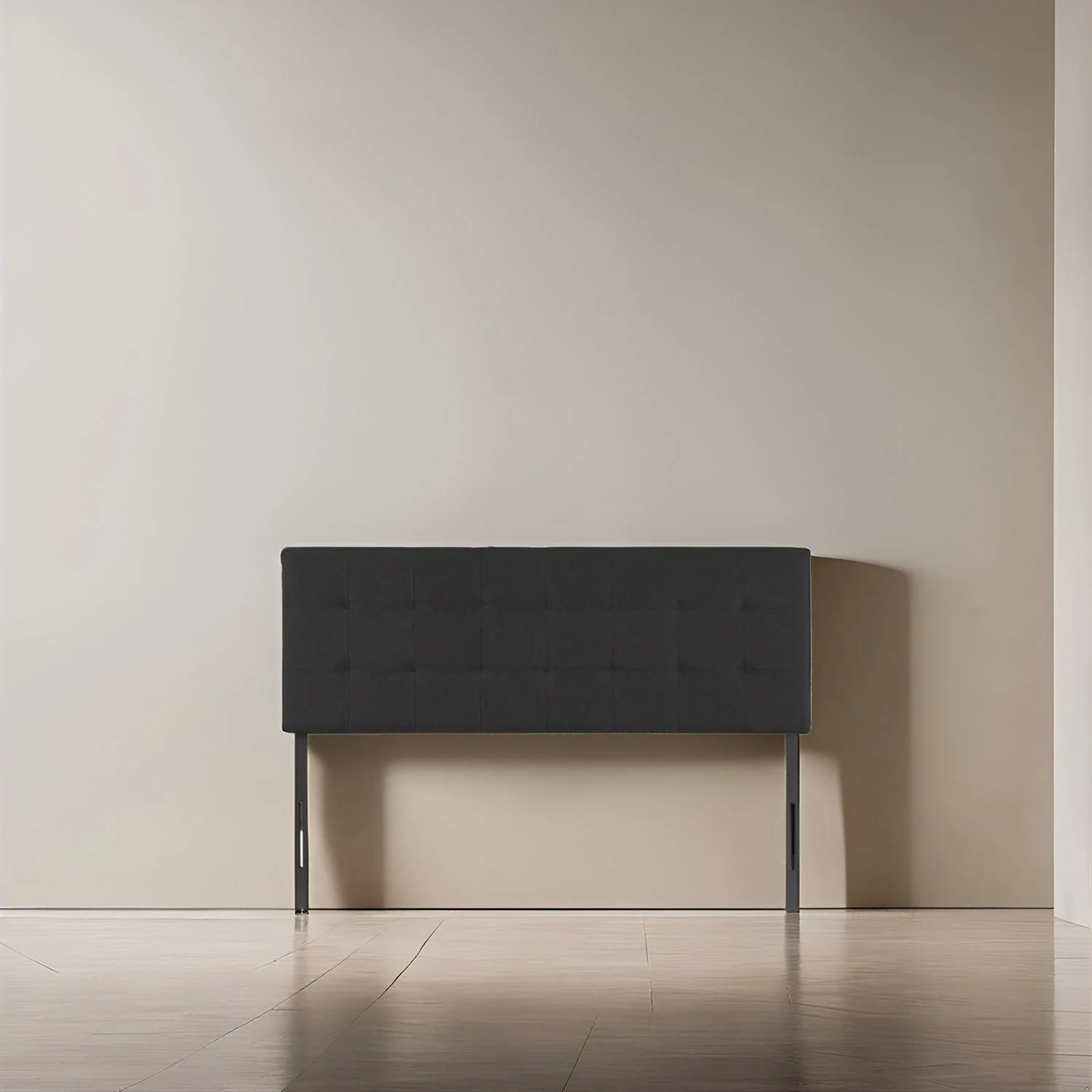 Height Adjustable Tufted Headboard - Padded Upholstered Queen Bed Backboard with Premium Fabric