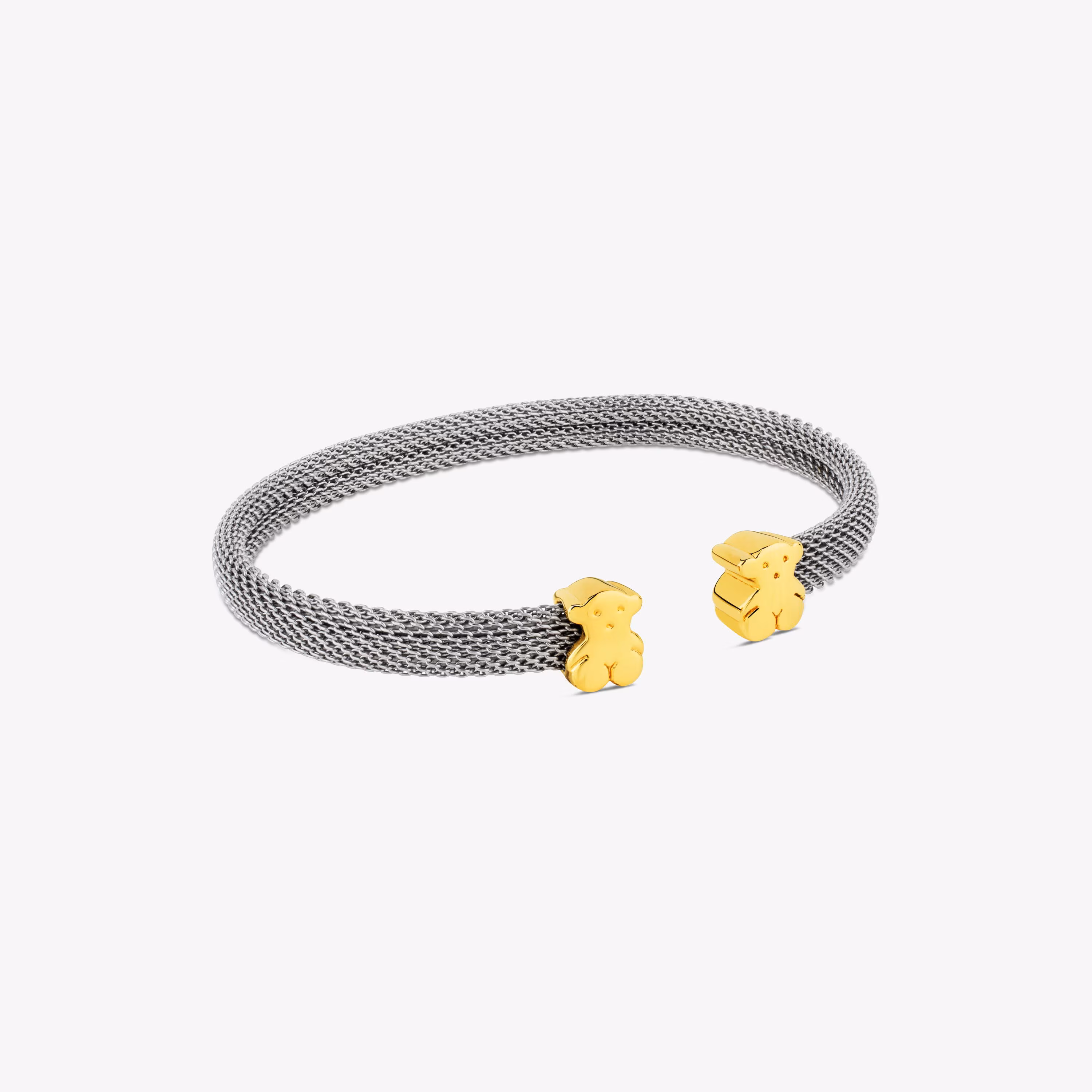 Pulsera de oro y acero osos Sweet Dolls