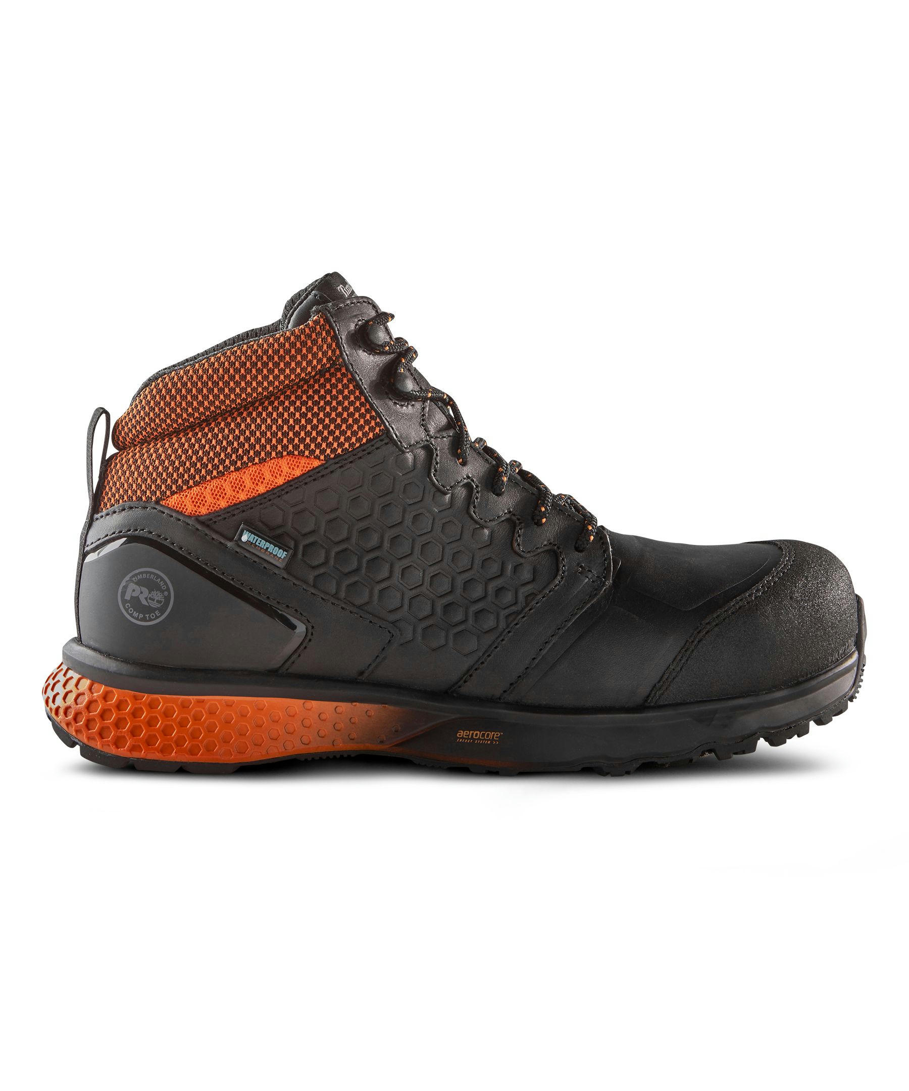 Timberland PRO Men's Composite Toe Composite Plate Reaxion Mid Waterproof Safety Work Shoes