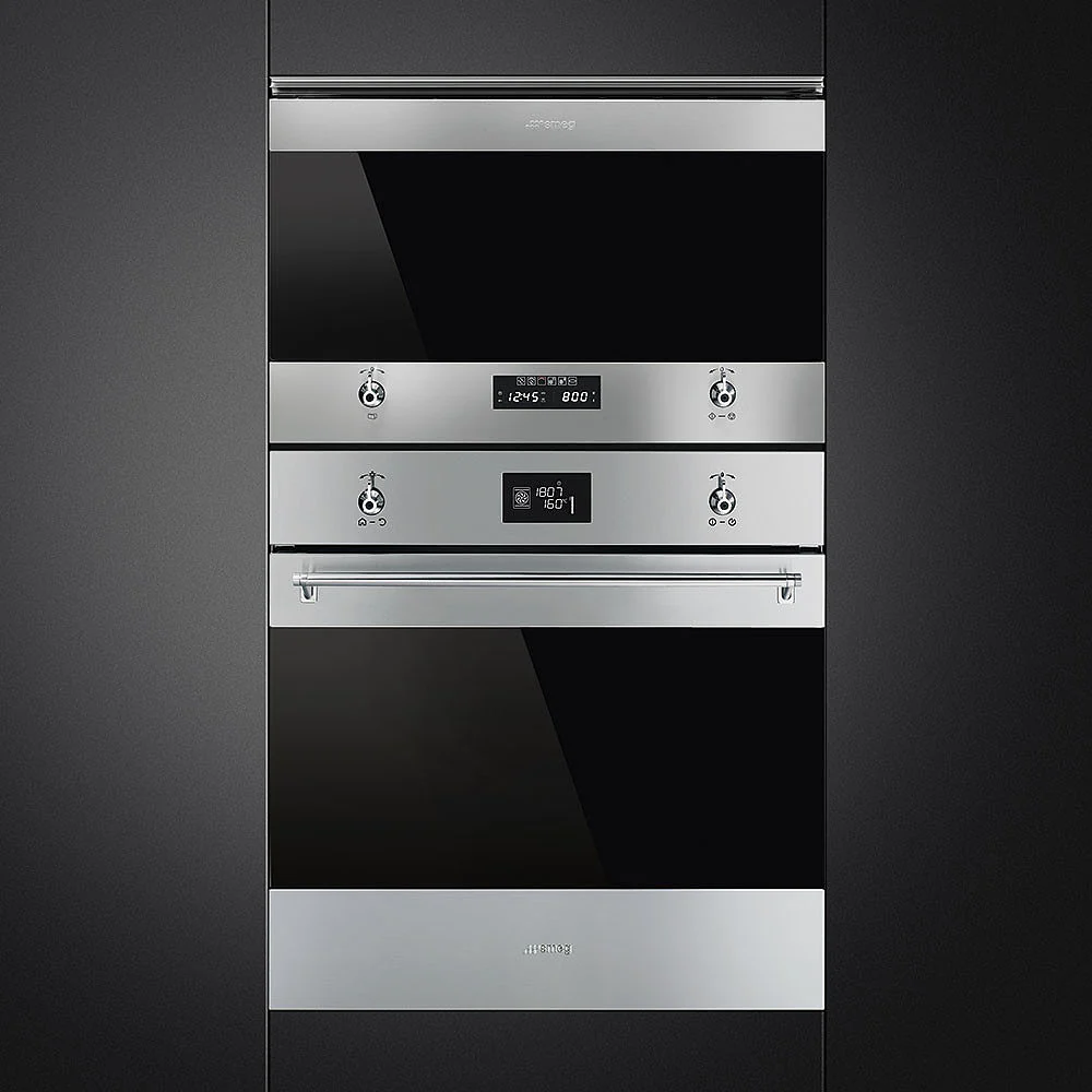 Classic 22 Litre Built In Microwave with Grill in Stainless Steel