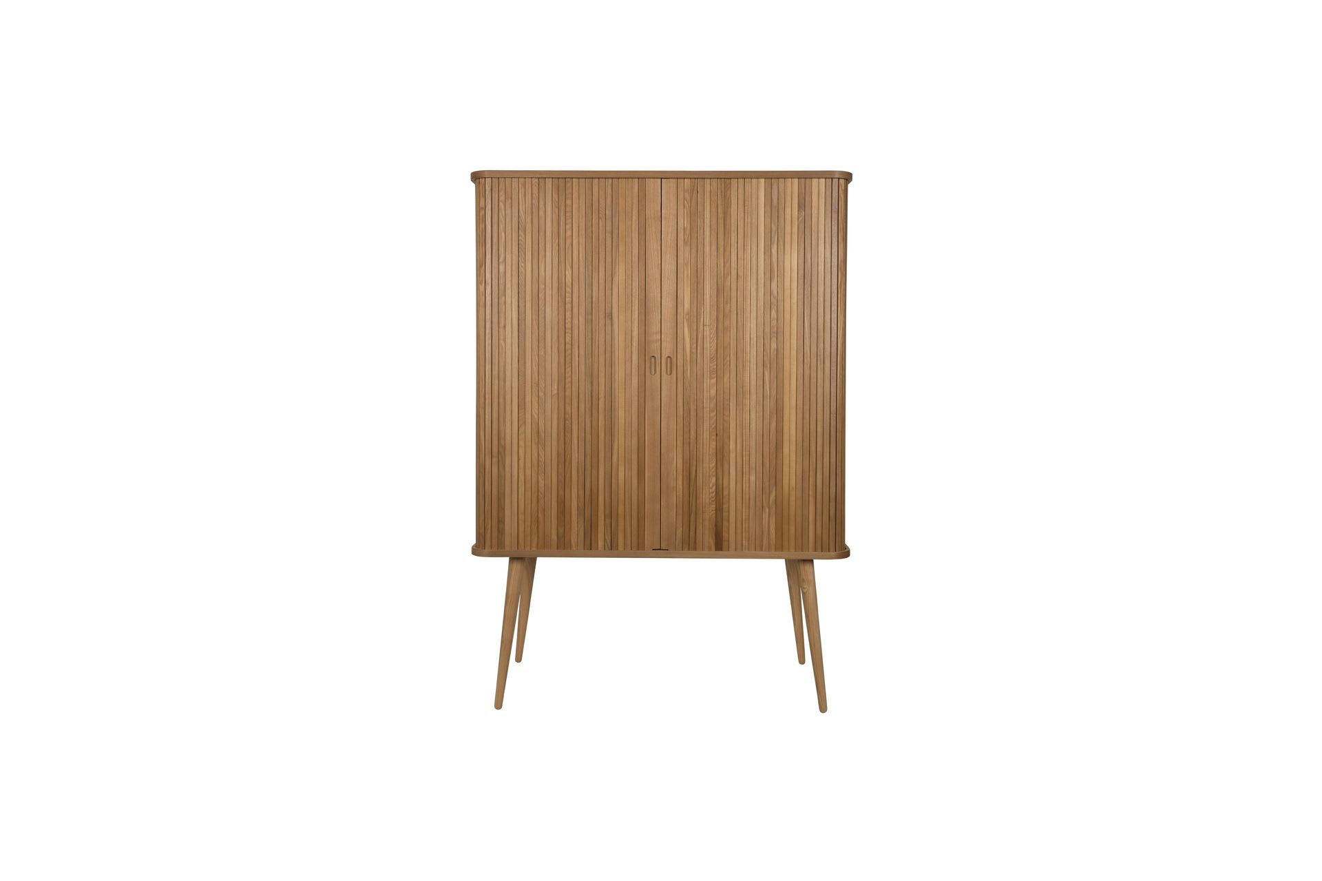 BARBIER - Buffet 2 portes 100x45x140 cm décor naturel