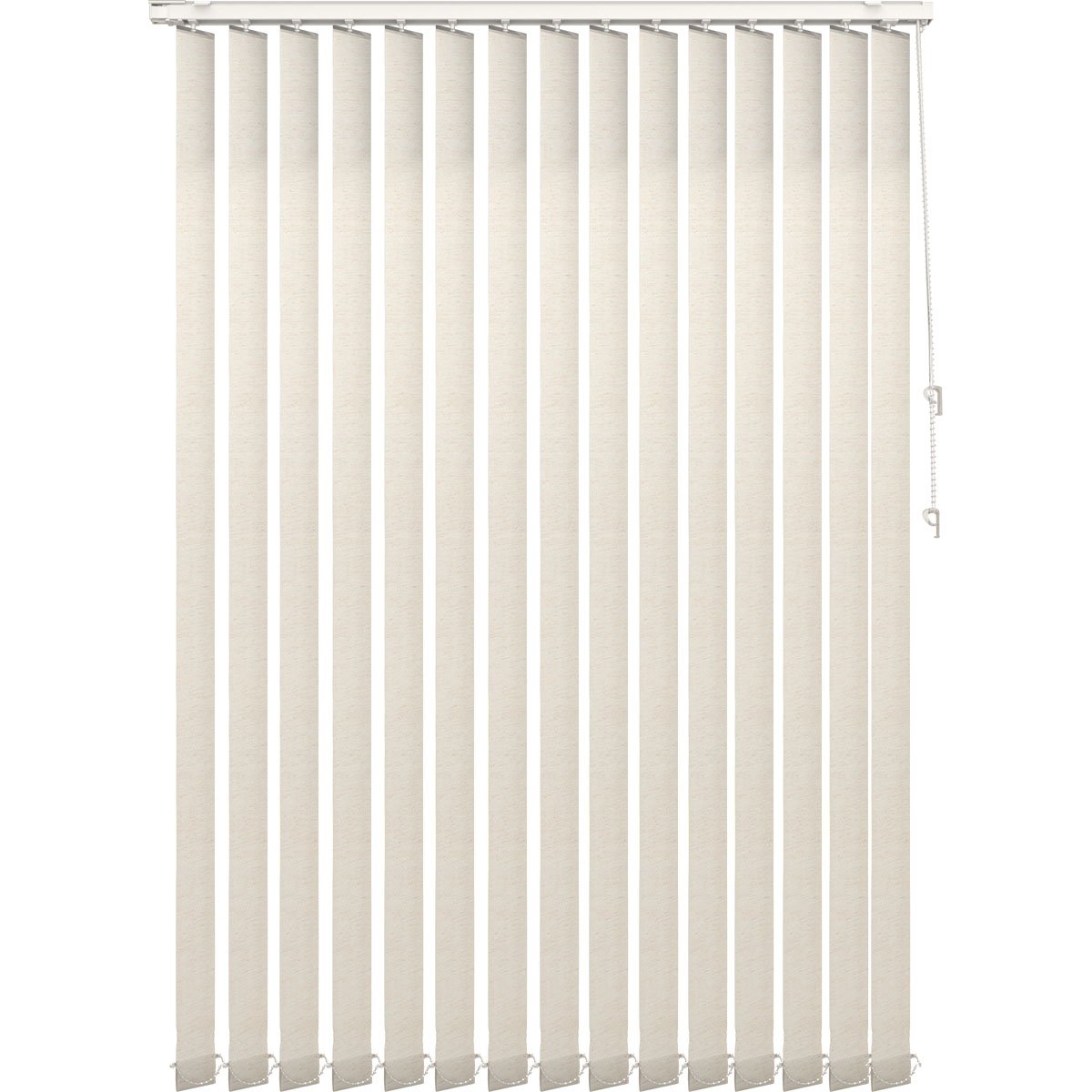 Estore Vertical Efeito Vintage Bege 250x260cm