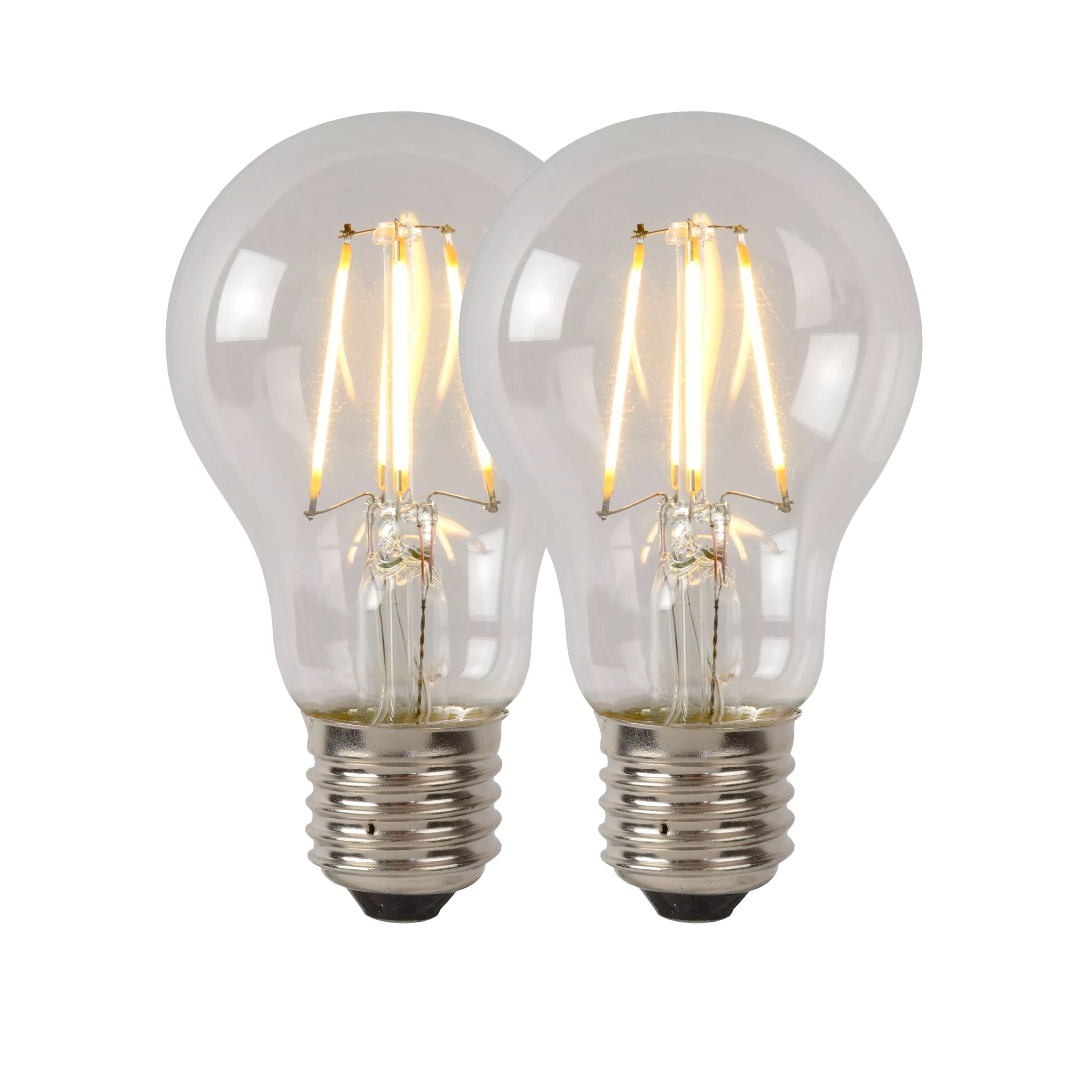 Lucide A60 Class B Filament lamp - Transparant (set van 2)