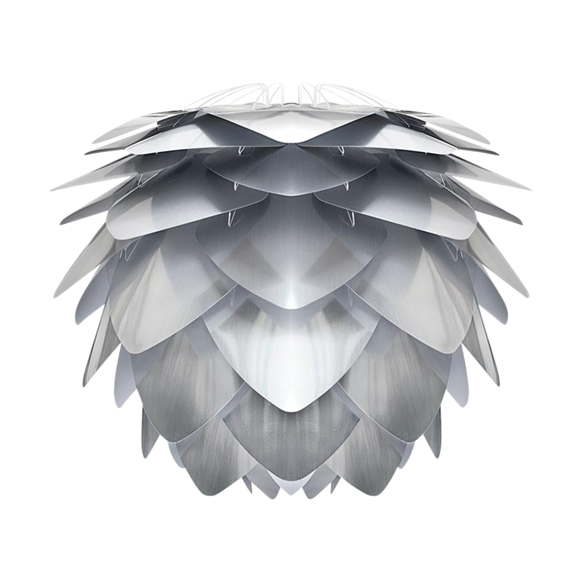 Umage Silvia Mini lampenkap brushed steel - Ø 32 cm