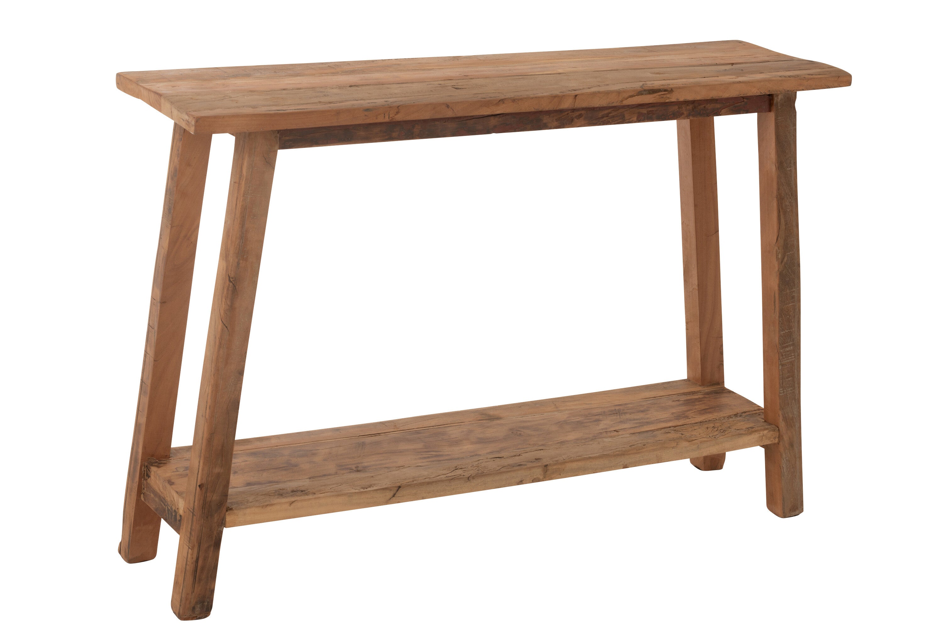 J-Line console Vierkant - hout - naturel