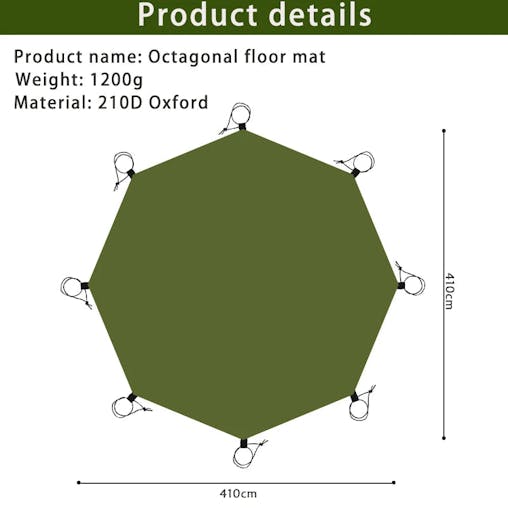 NNEOBA Waterproof Camping Mat Picnic Ground Sheet