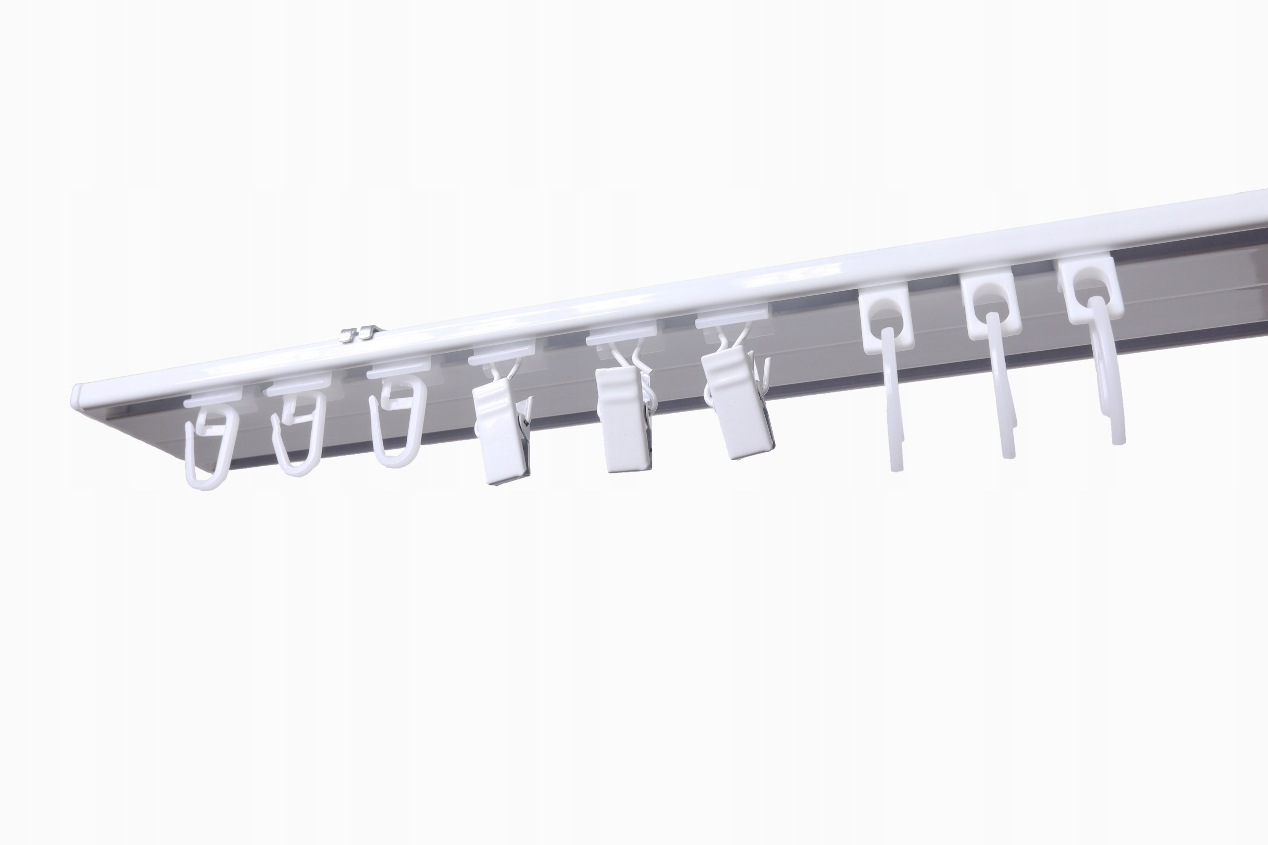 Karnisz szyna sufitowa aluminiowa podwójna SMALL PLUS 120 cm