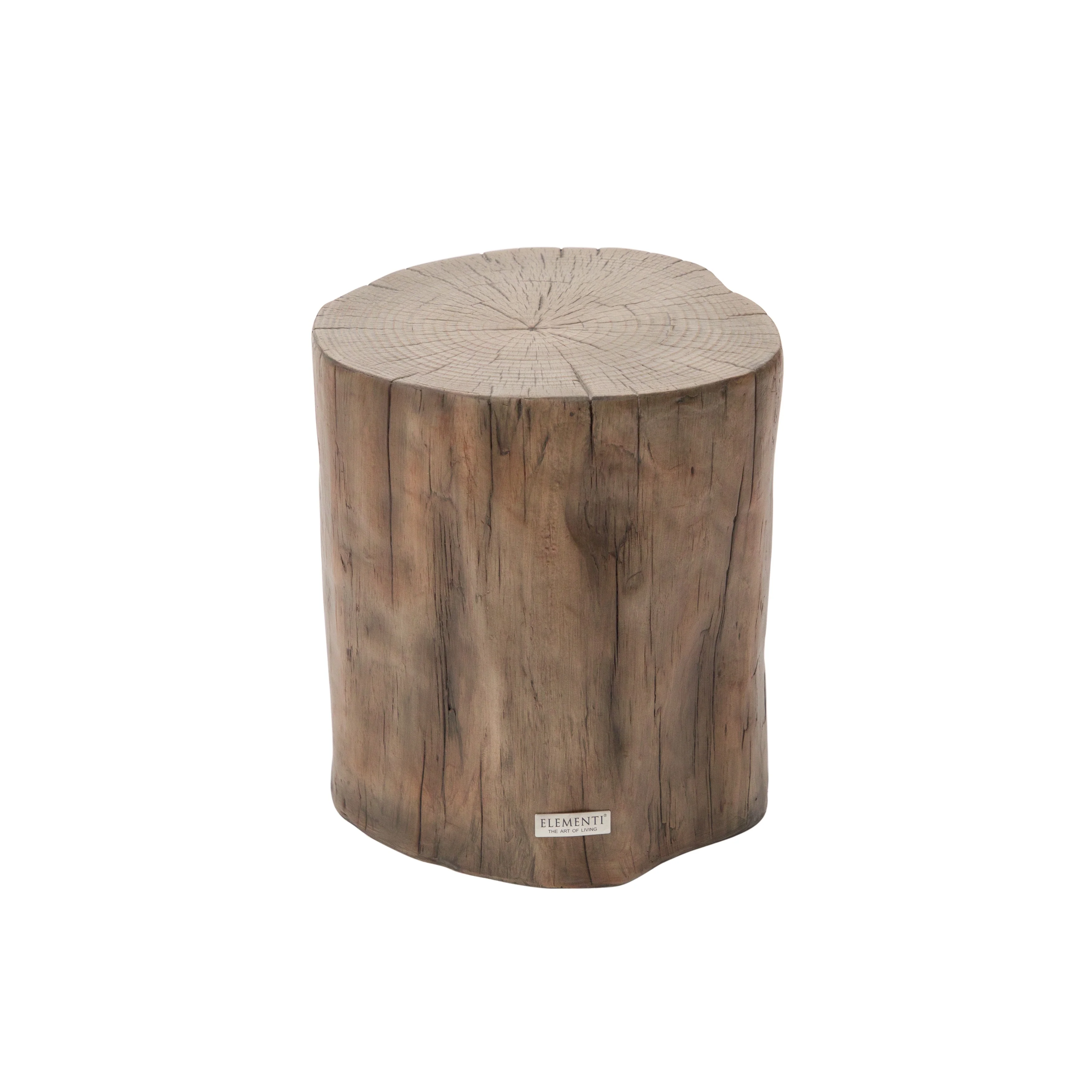 Elementi Home Daintree 19 Stump Concrete Side Table - 19.3 X 18.5 X 20