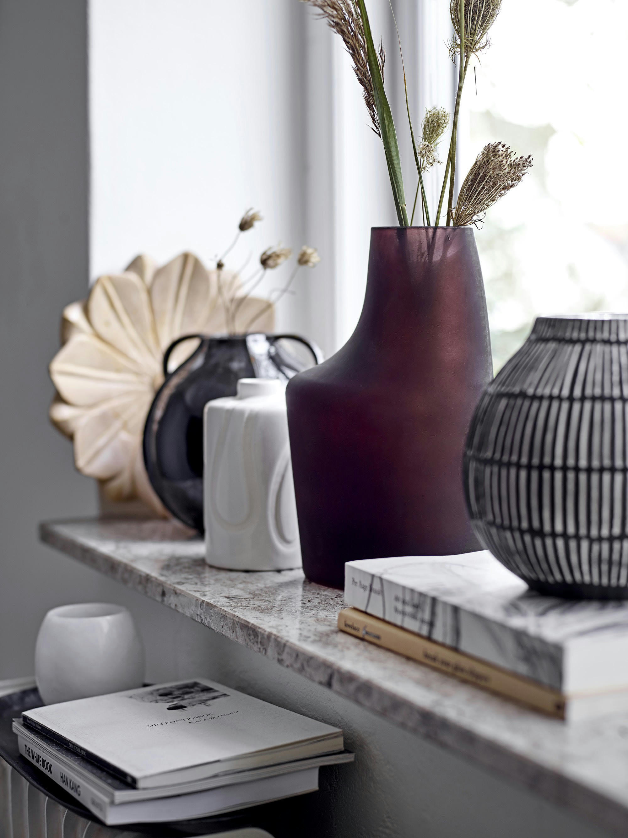 EVI - Plateau en marbre marron