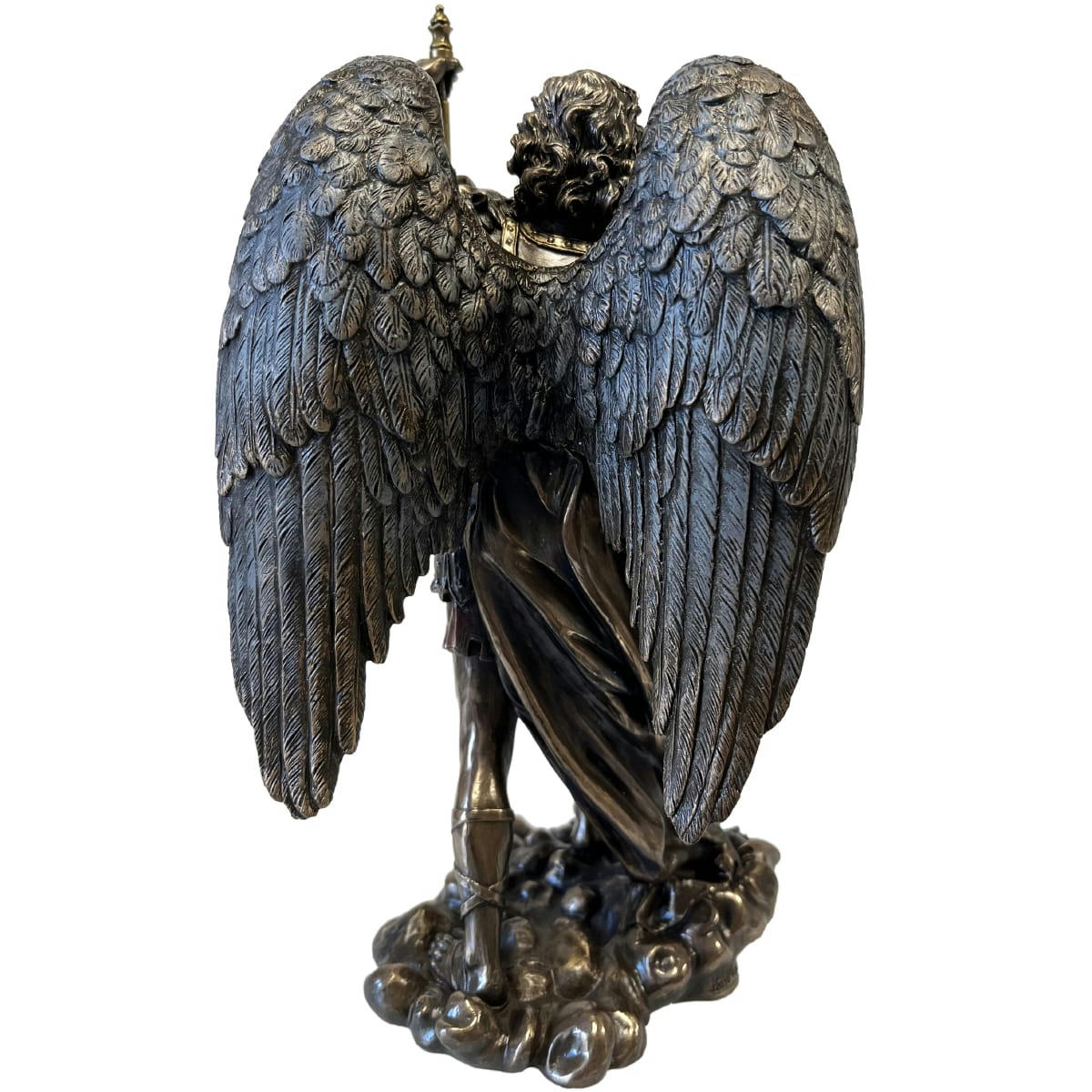 - Statuette michel en bronze coulé à froid