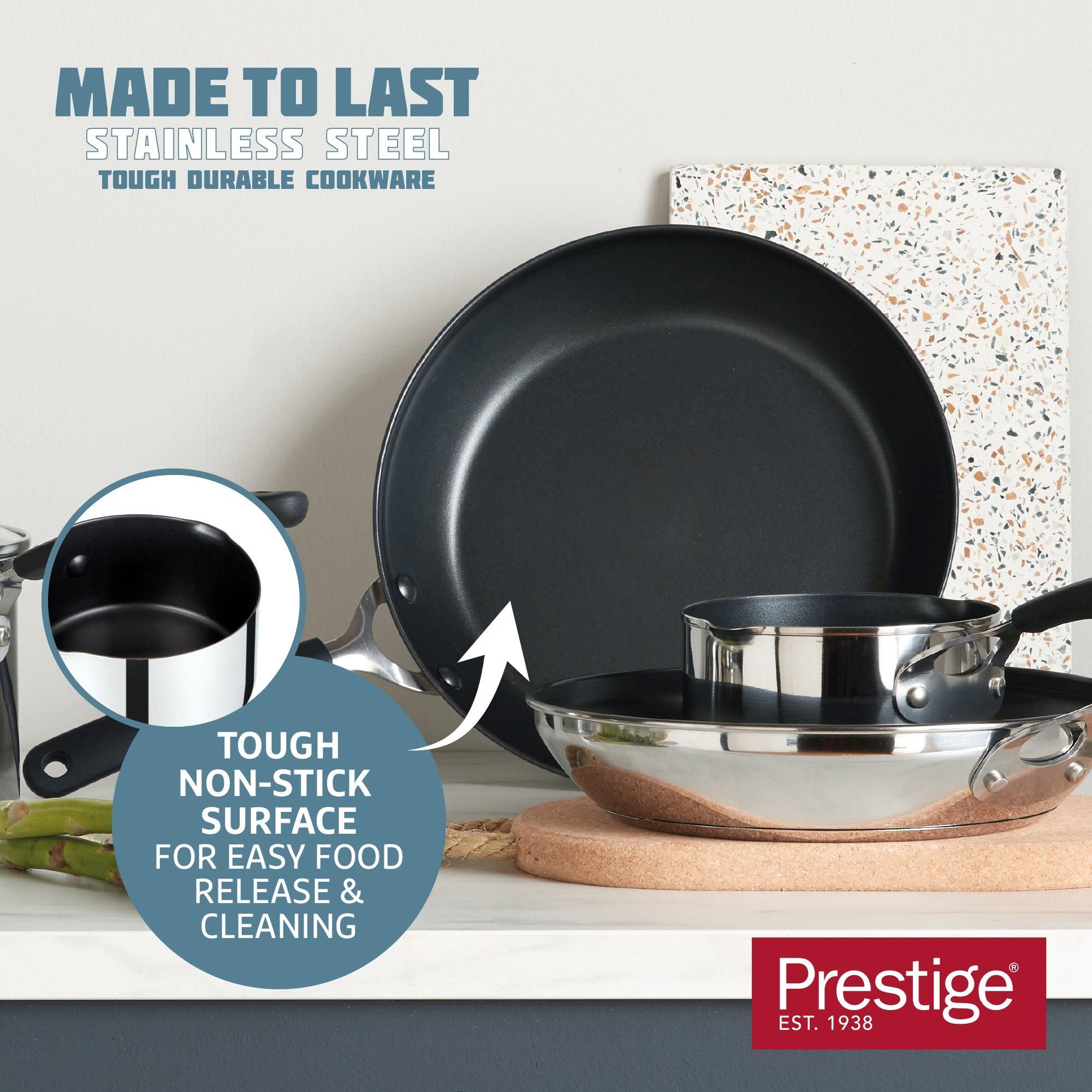 Prestige Silver 'Made to Last' Induction Suitable Dishwasher Safe Fry Pan