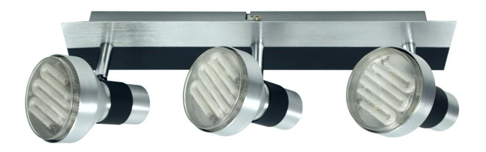 Lampa sufitowa srebrno-czarna SORTHA3xGX53x9W wym: 16x43x8 cm Candellux