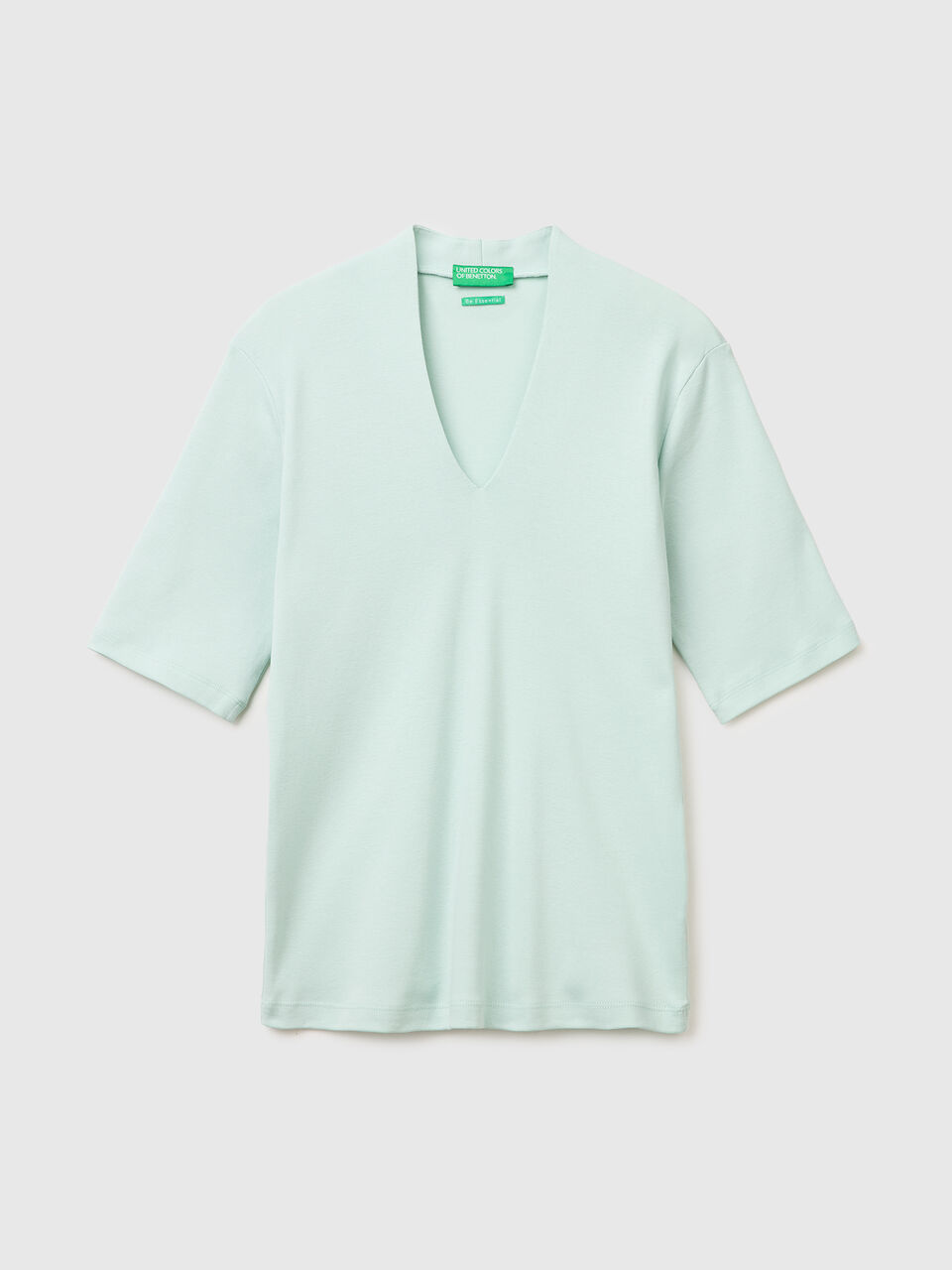 Slim fit t-shirt in long fiber cotton