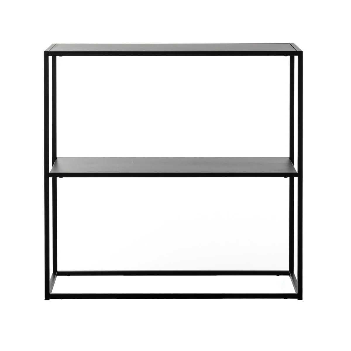 Modern Display Metal Console Table with Open Shelf, for Dining