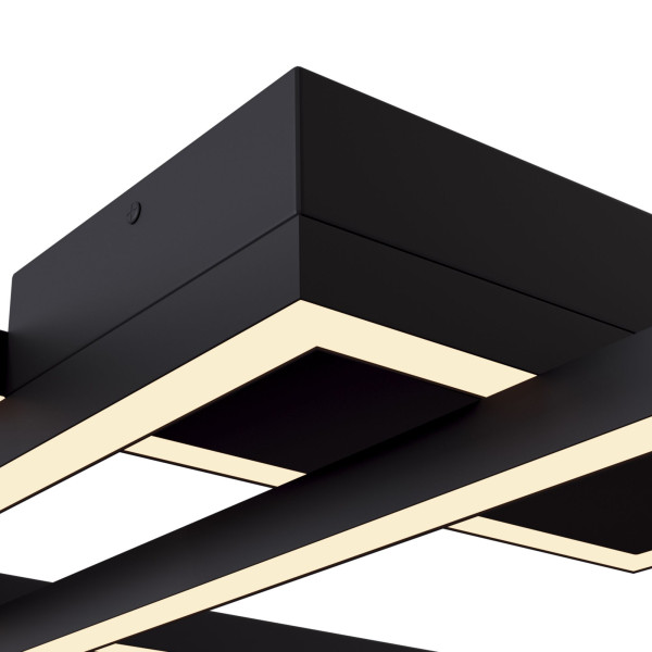 Lampa sufitowa LINE czarno-biała LED 3x80W Ciepła biel 4100lm Maytoni