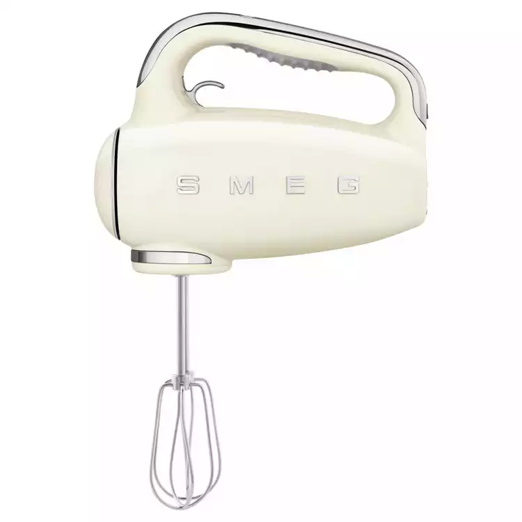 Smeg HMF01CRUK 50's Style Retro Electric Hand Mixer - Cream