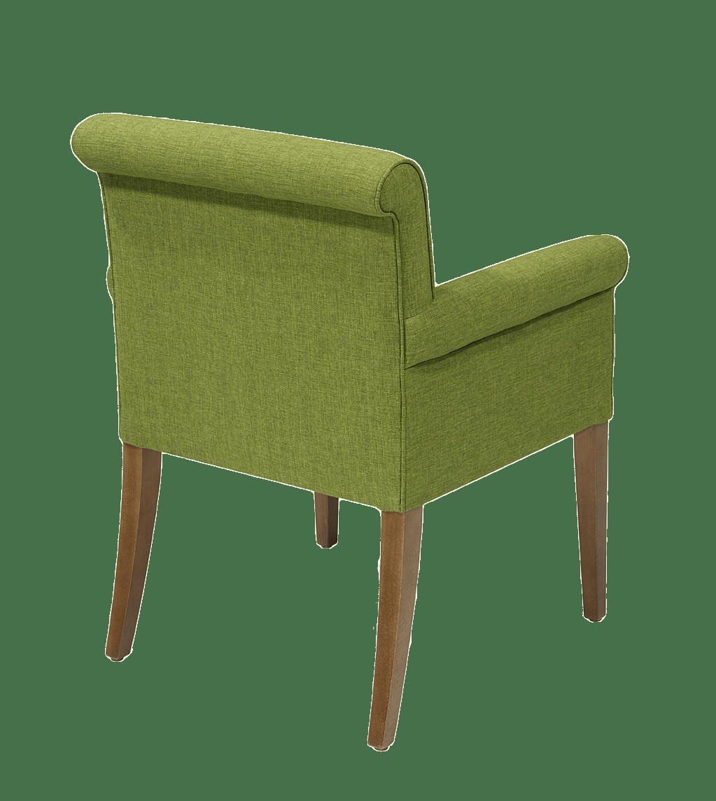 LOLA ARMCHAIR - Fauteuil en bois naturel vert