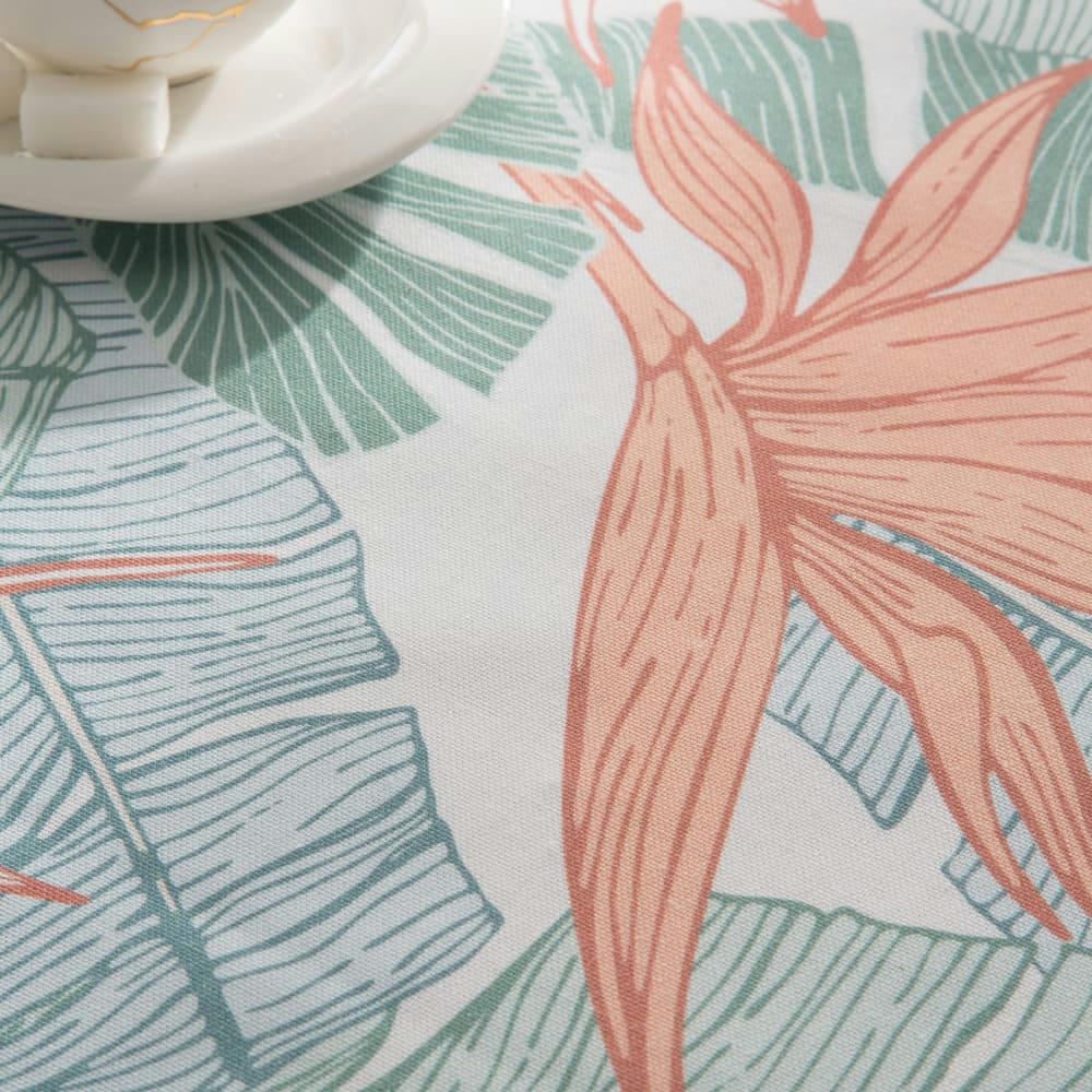 MISISIPI - Nappe imprimée multicolore avec traitement anti-taches coton 140x140cm