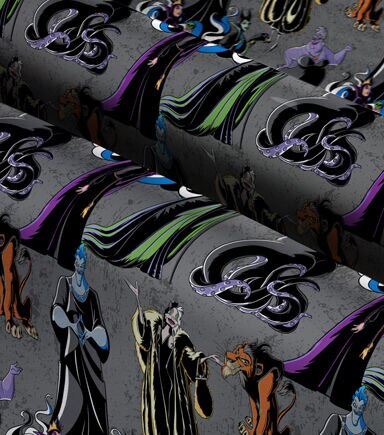 Disney Villains Cast Pack Cotton Fabric