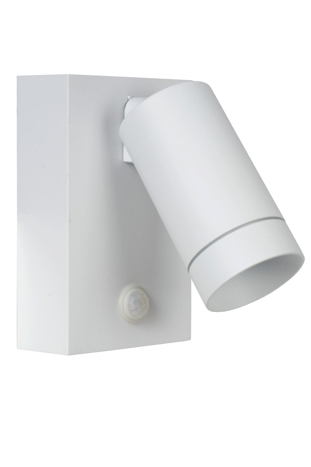 Kinkiet zewnętrzny z czujnikiem ruchu biały TAYLOR 1xGU10x50W IP44 Lucide