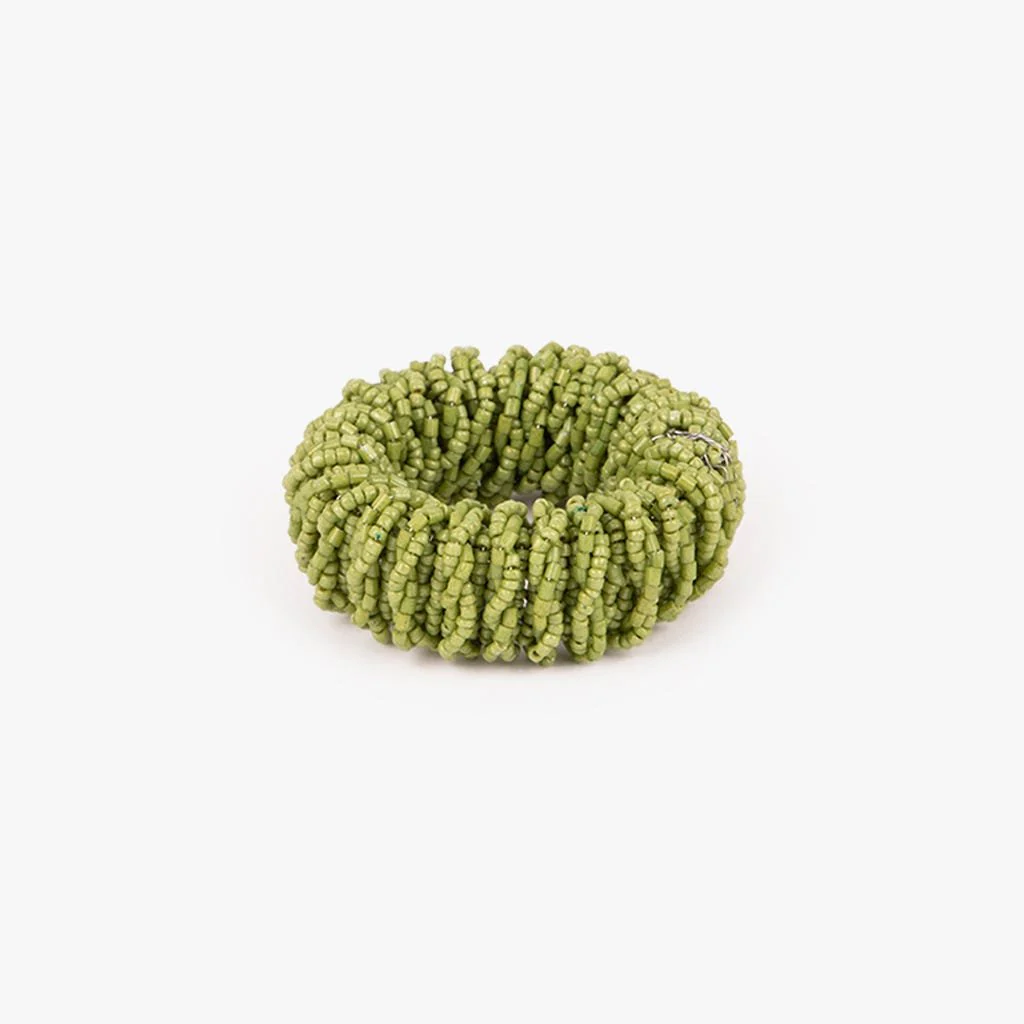 Anel de Guardanapo Missangas Verde BEAD