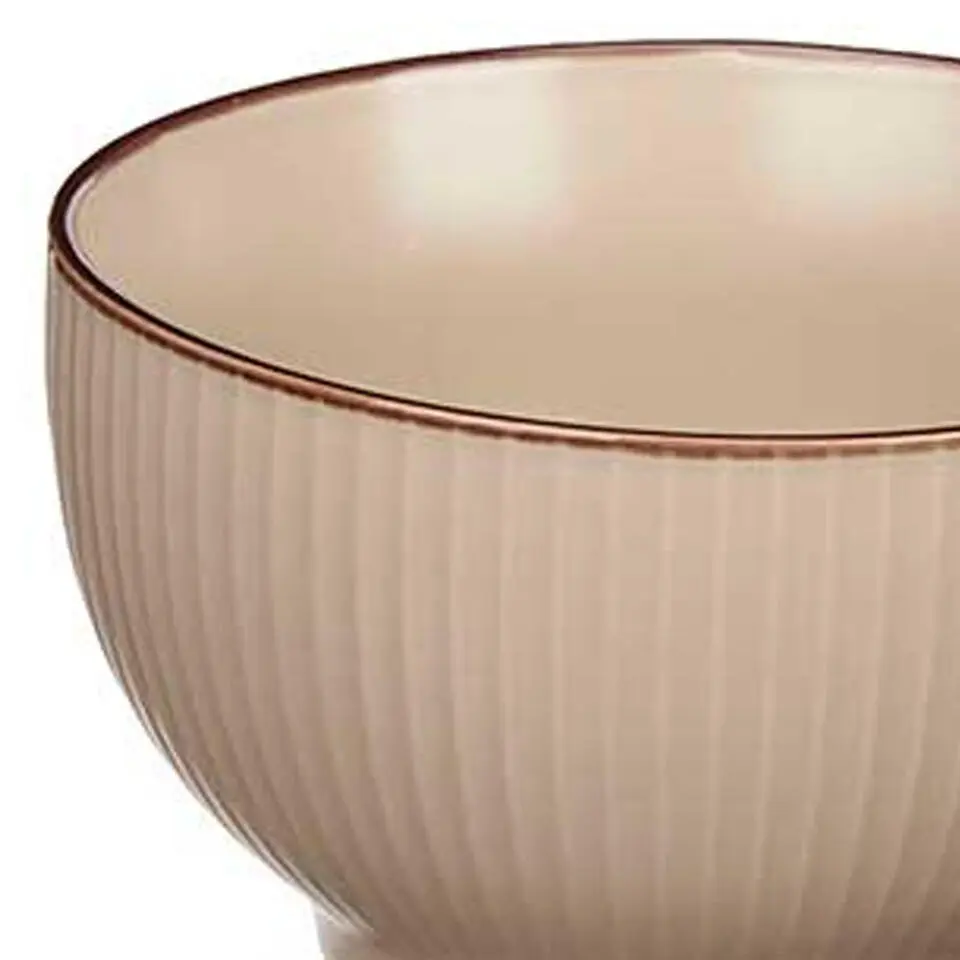 Vivalto schaaltjes/kommetjes - porselein - beige - D14 cm