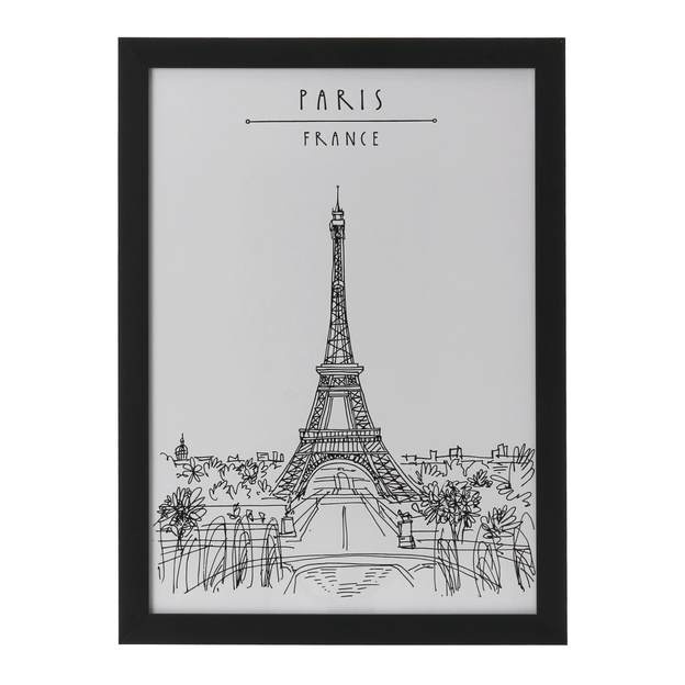 QUADRO 28 CM X 38 CM PARIS MEMORIES