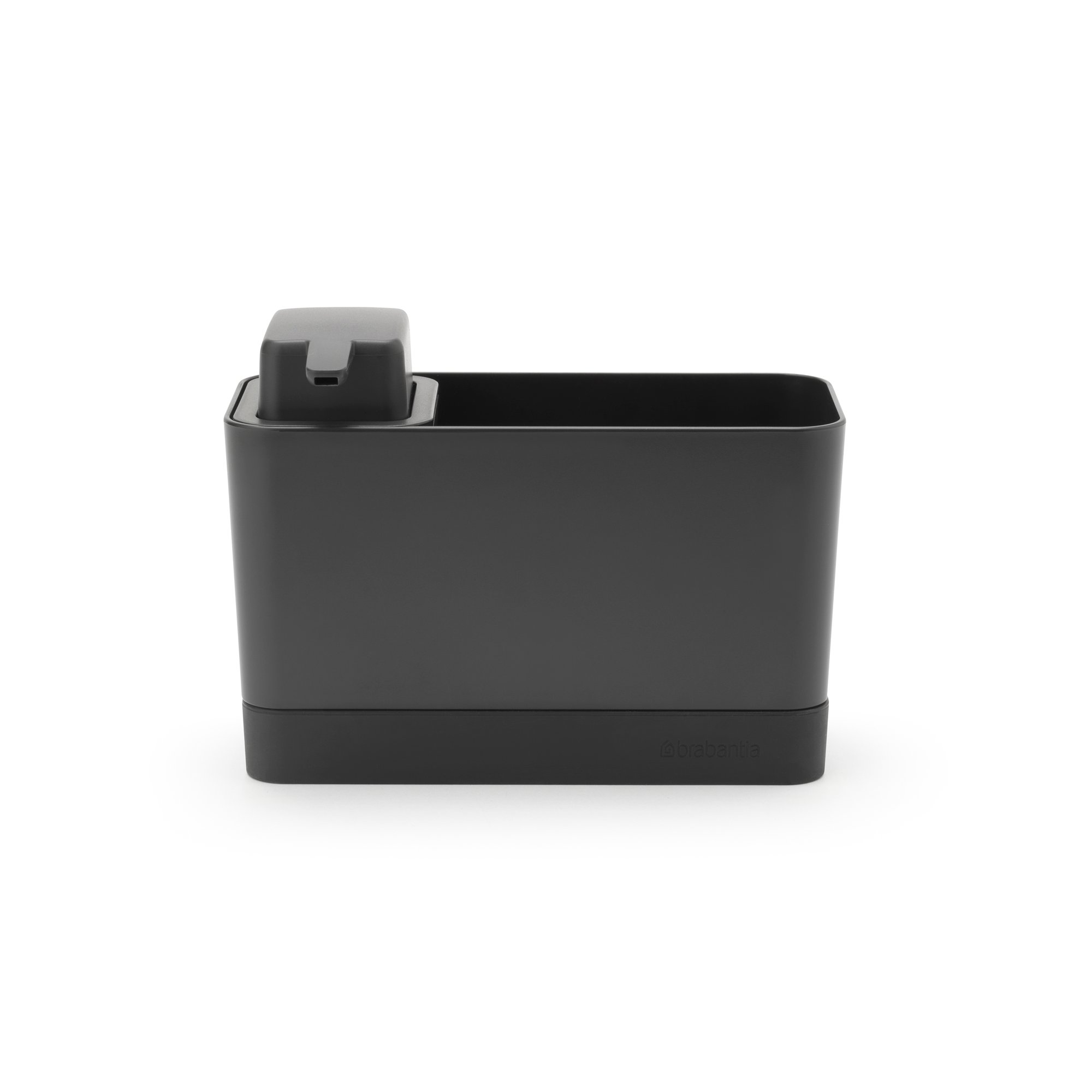 Brabantia SinkSide Aanrecht Organiser Set, Aanrechtbakje en Zeepdispenser - Dark Grey
