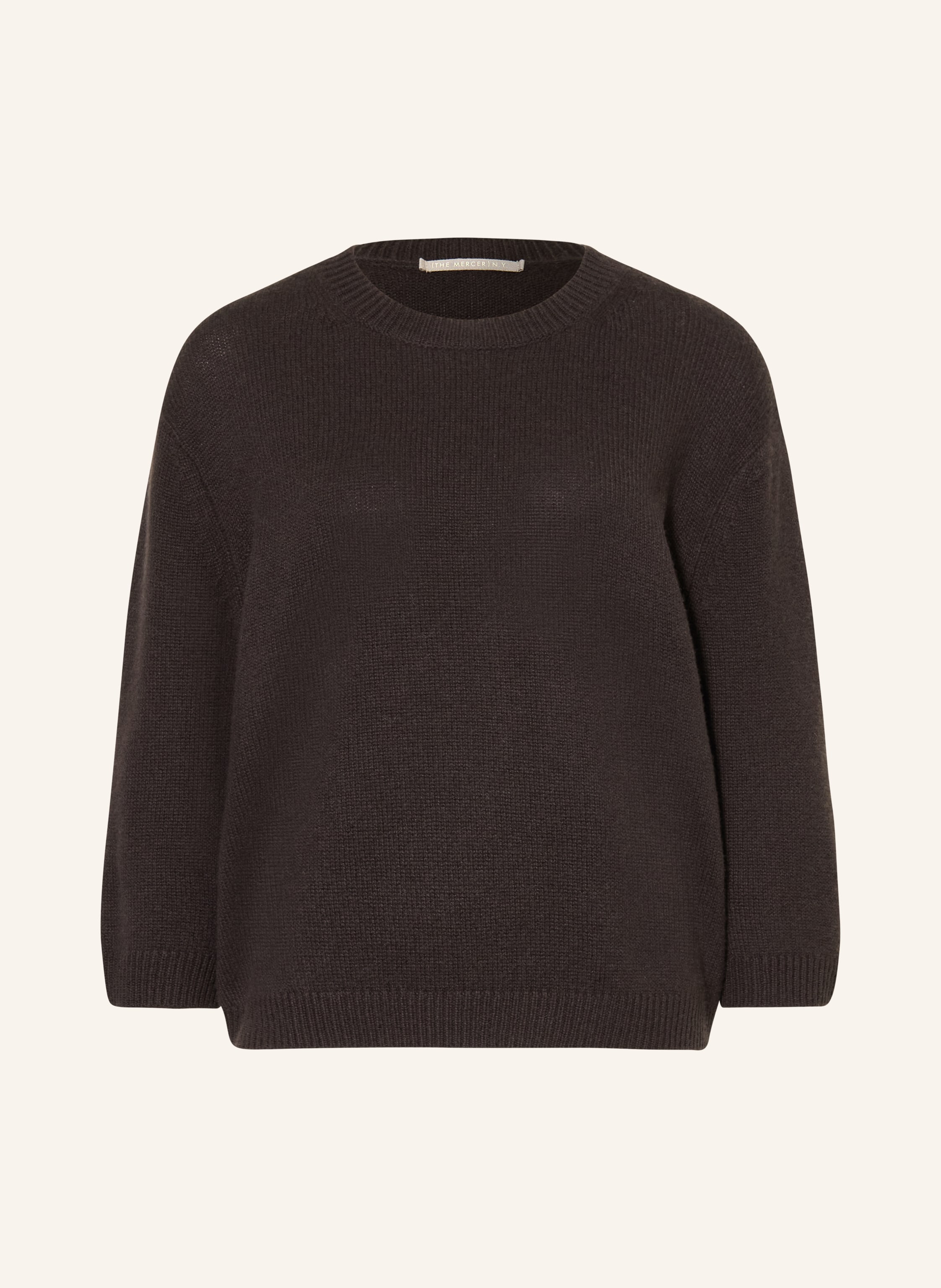 (THE MERCER) N.Y. Cashmere-Pullover mit 3/4-Arm
