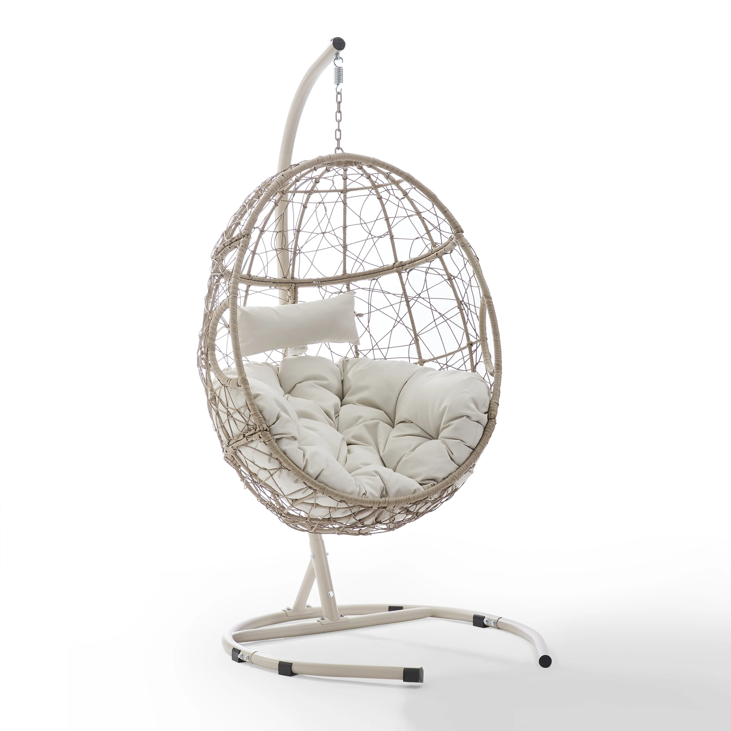 Crosley Cleo Outdoor/ Indoor Wicker Hanging Egg Chair - 42W x 42D x 81H