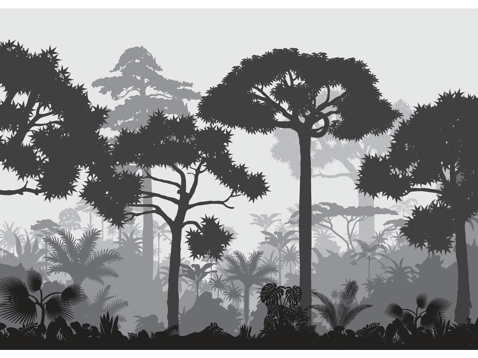 - Papier peint panoramique adhésif Douanier Rousseau 3m50x2m50