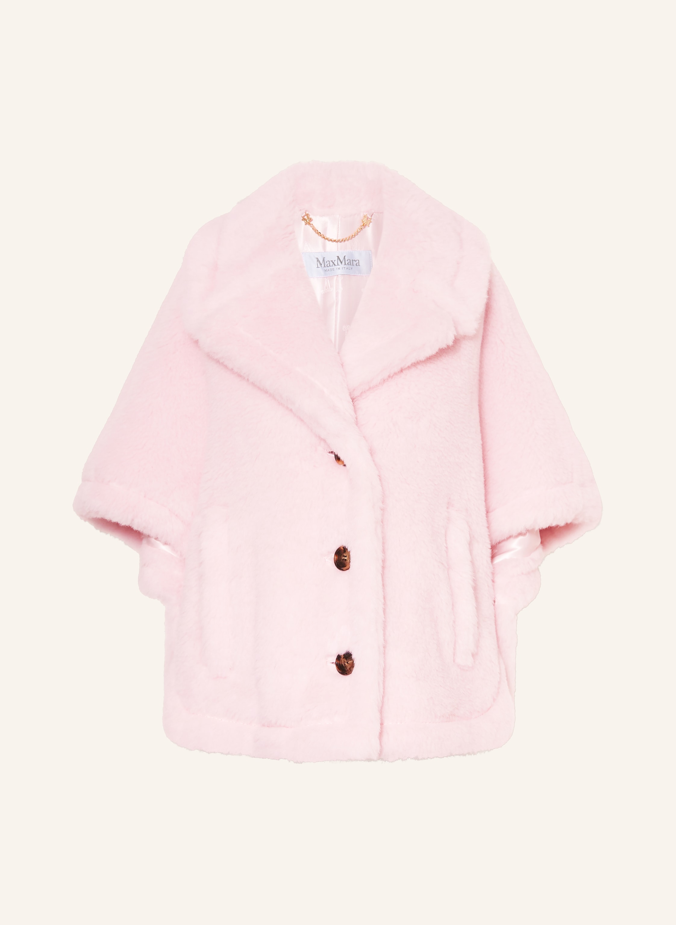 Max Mara Teddyfell-Cape CORVINO1 mit Alpaka